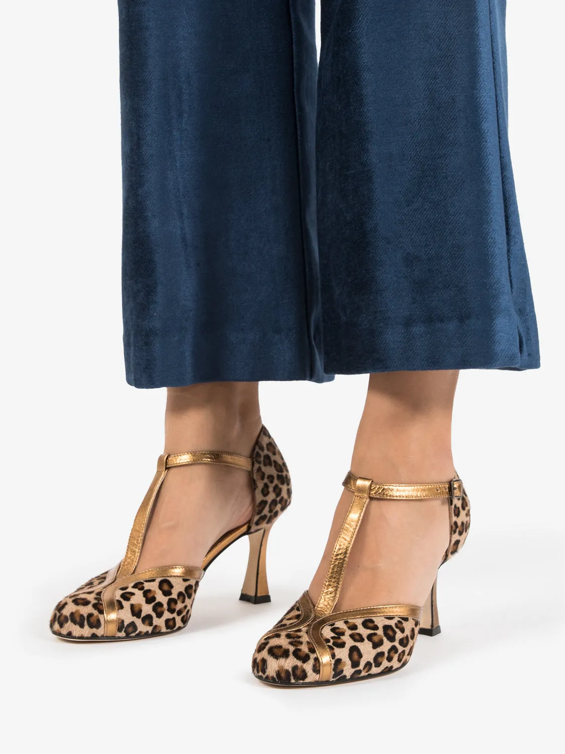 Tanguera Rose cavallino giaguarino / bronzo