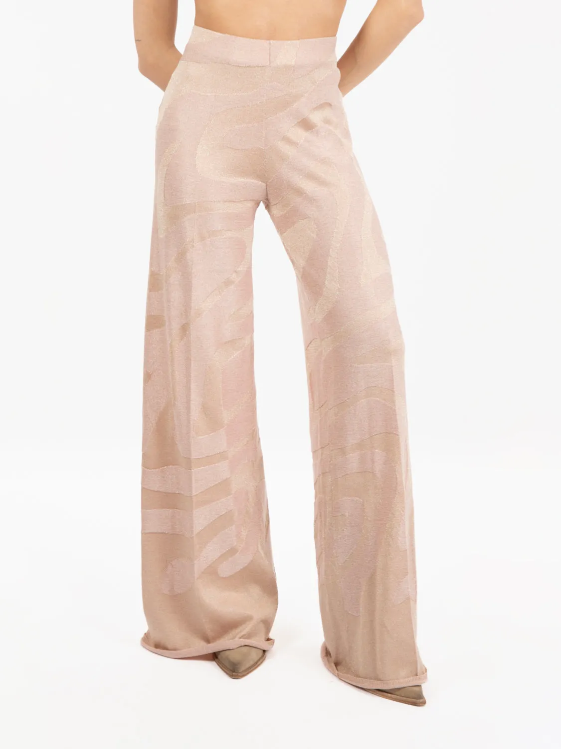 Pantaloni lurex time sand