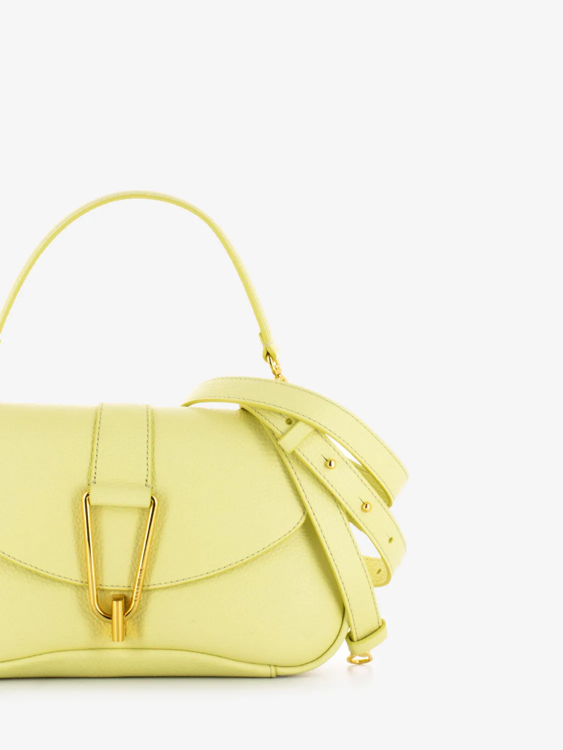 Tracolla grained leather lime wash