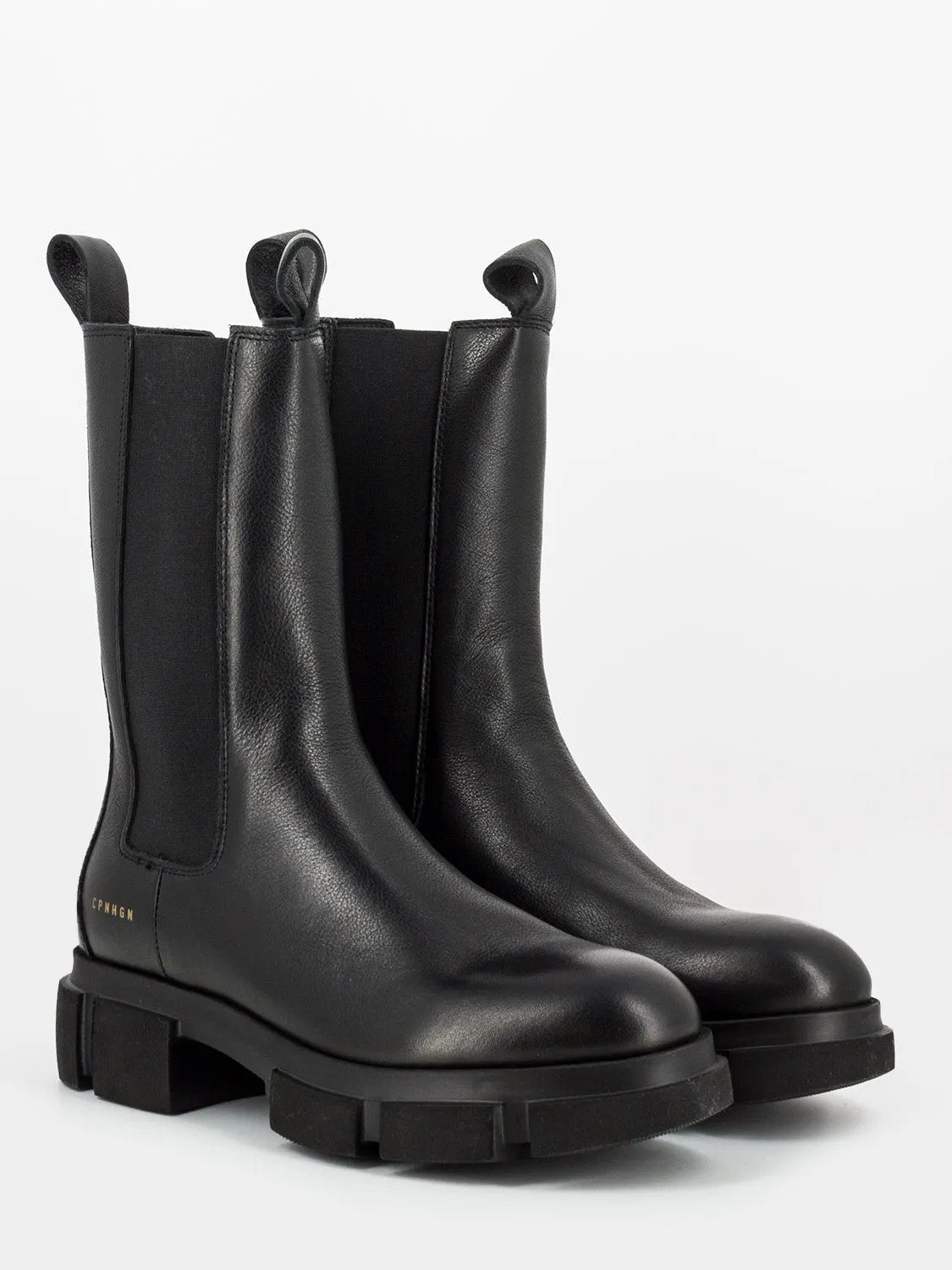 Tronchetti alti elasticizzati neri