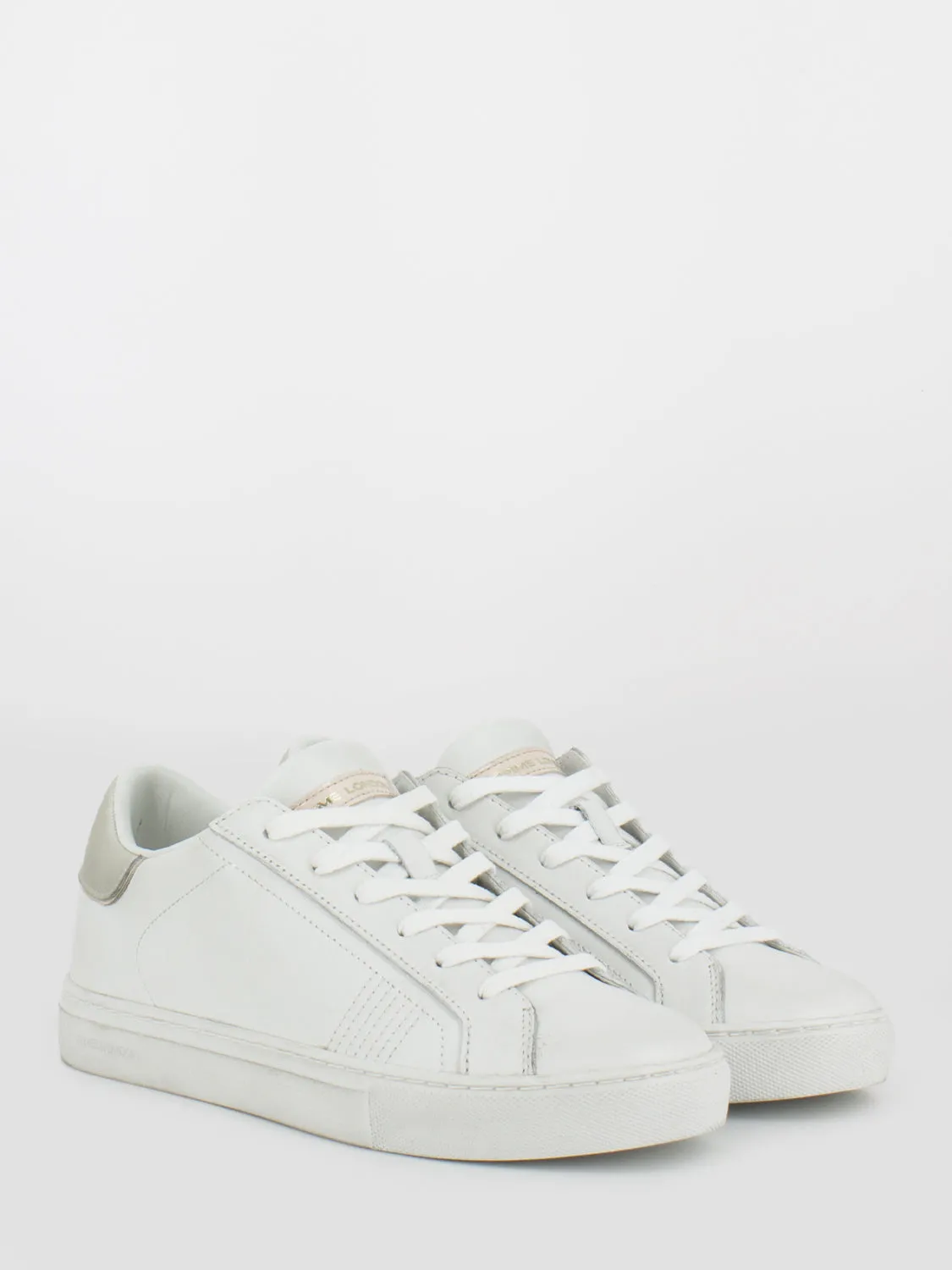 Low Top Essential bianco / oro