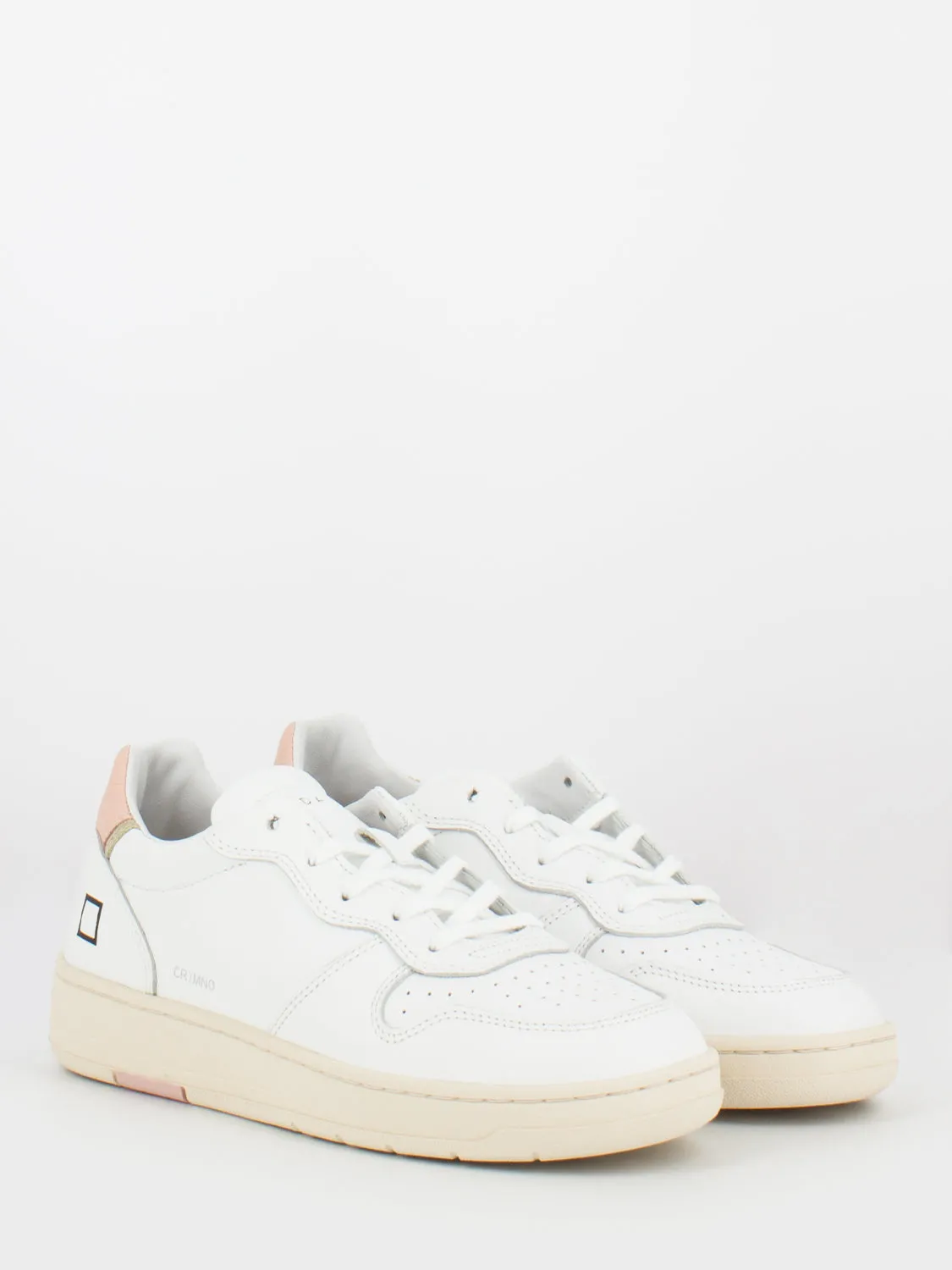 Court mono white / pink