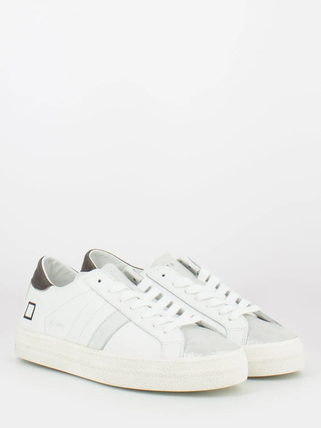 Hill low calf white / bronze