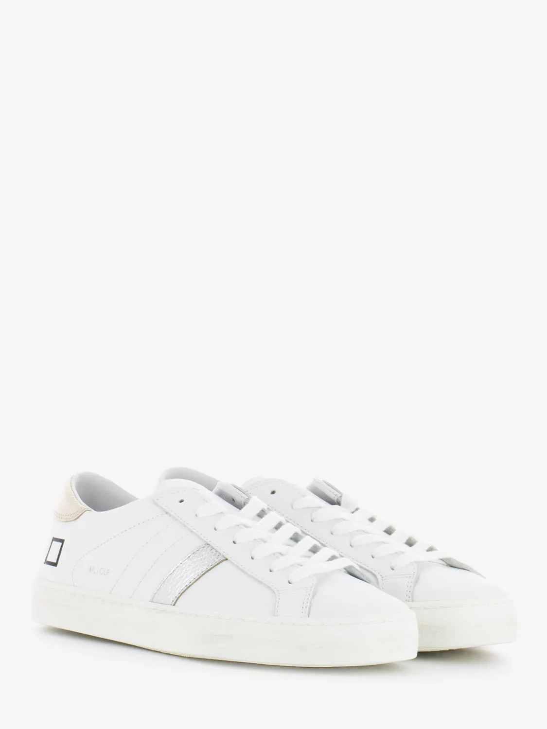 Hill low vintage calf white / platinum