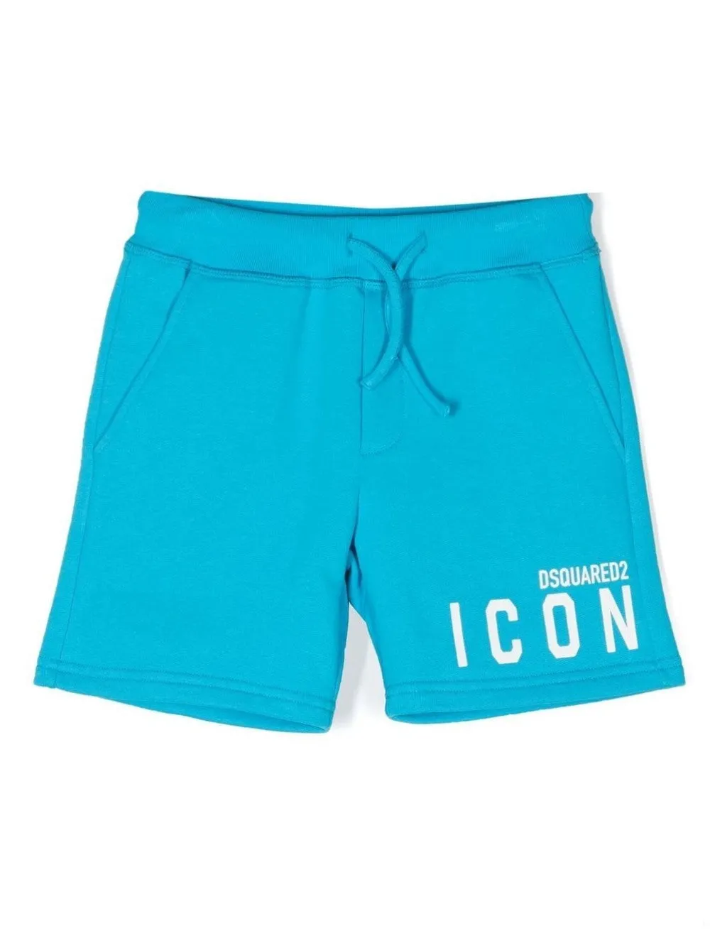 SHORTS SPORTIVI CON LOGO SULL'ORLO