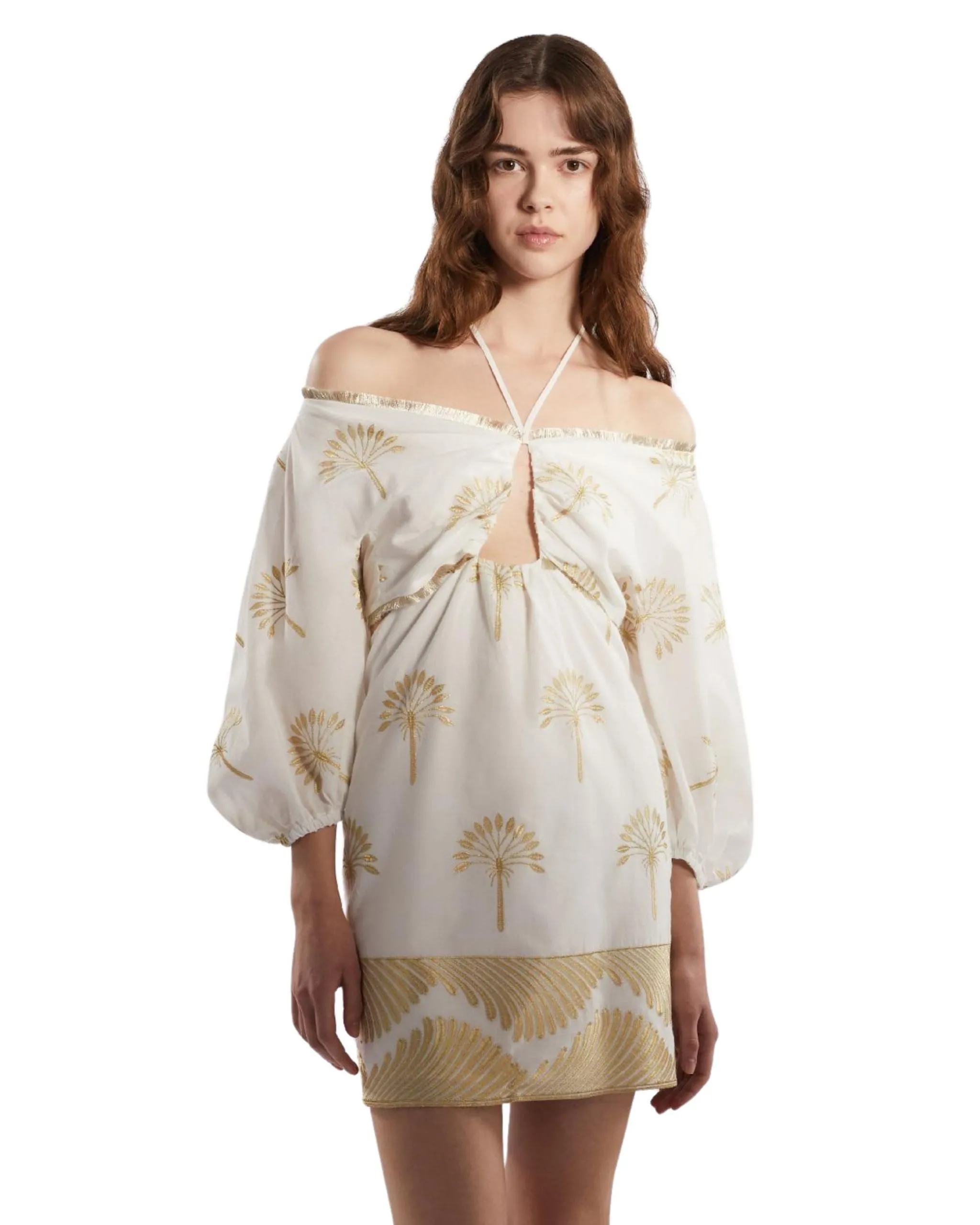 Simona Corsellini abito in misto cotone