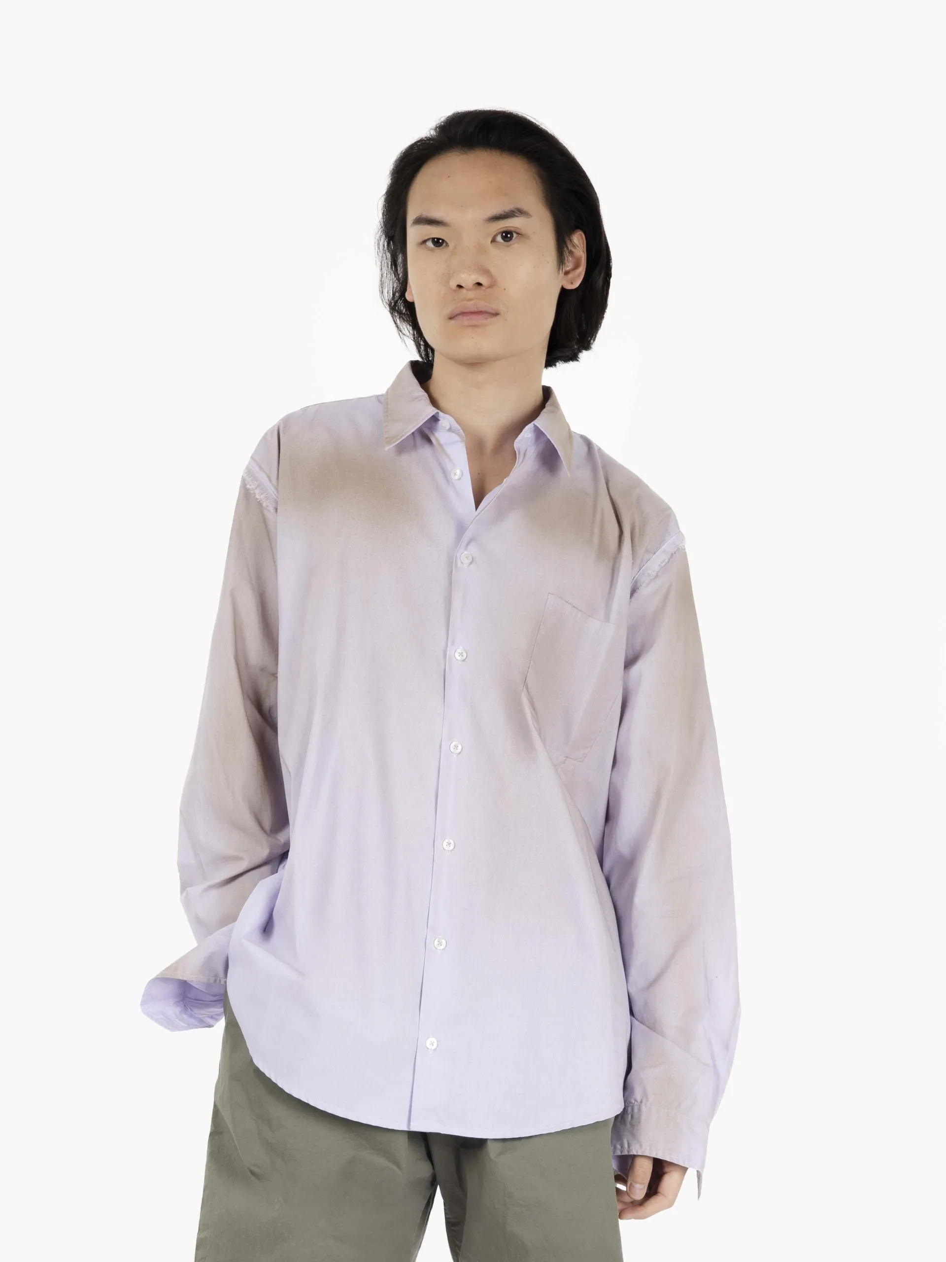 Camicia oversize Erzin lilac