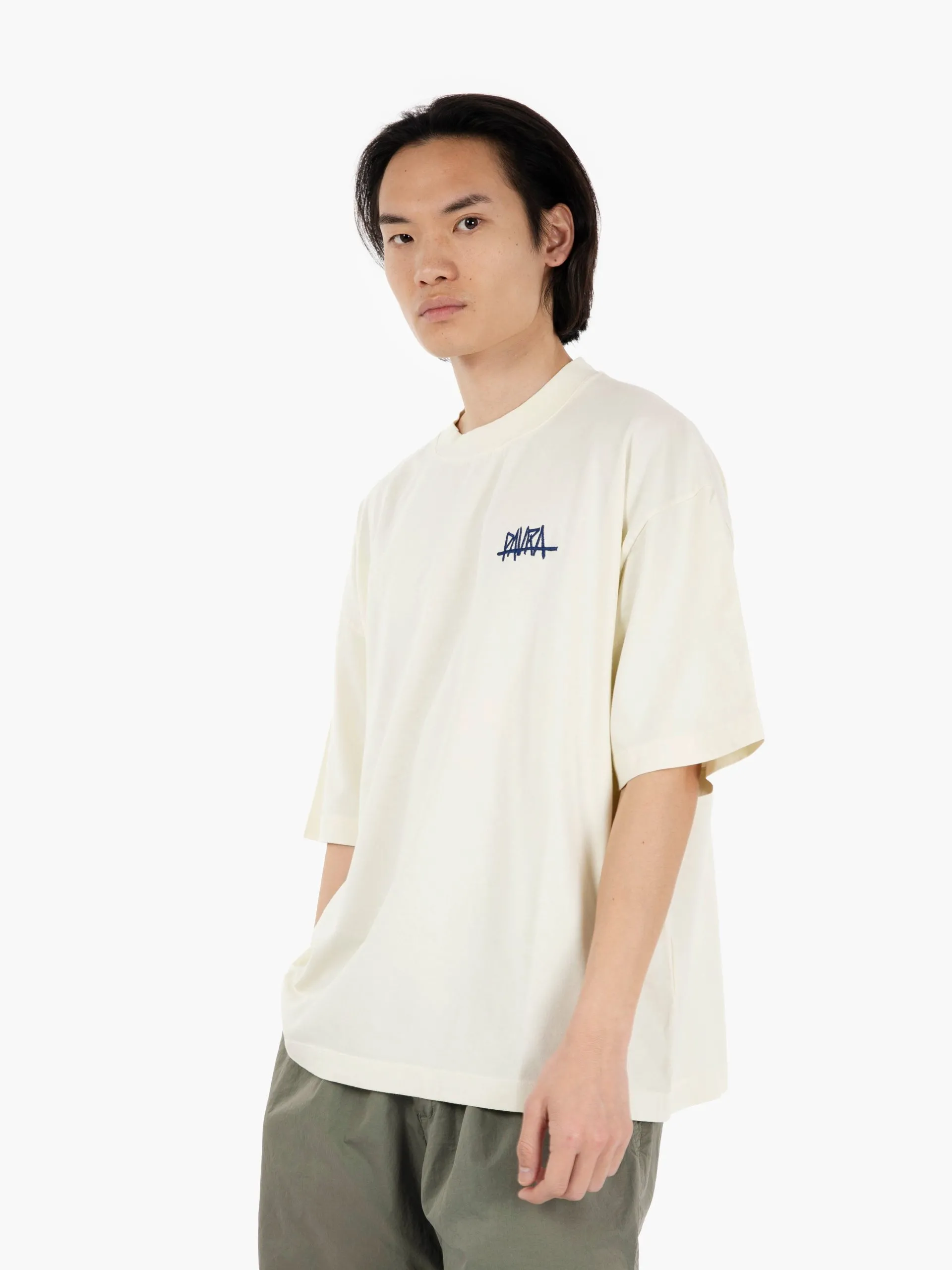 Costa oversized t-shirt tag lettering off white