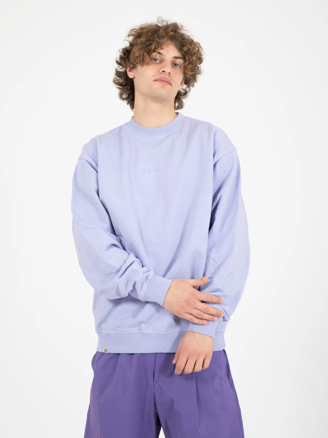 Felpa Girocollo Samuel Basic lilac