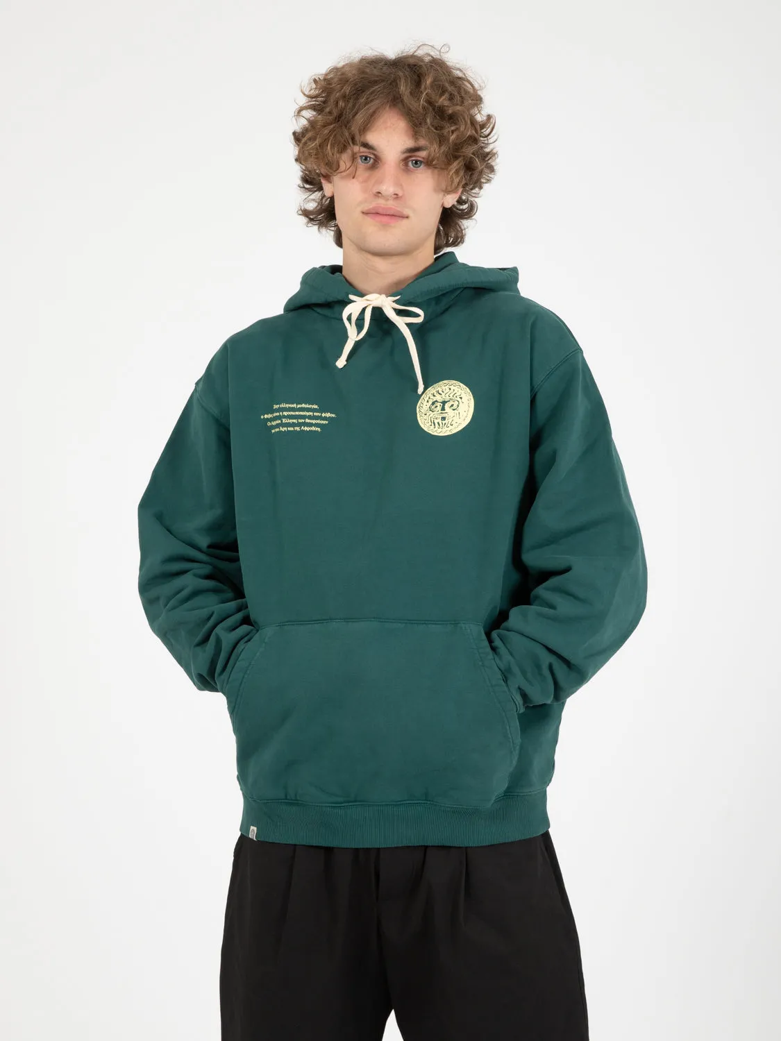 Felpa Hoodie Santi Phobos green