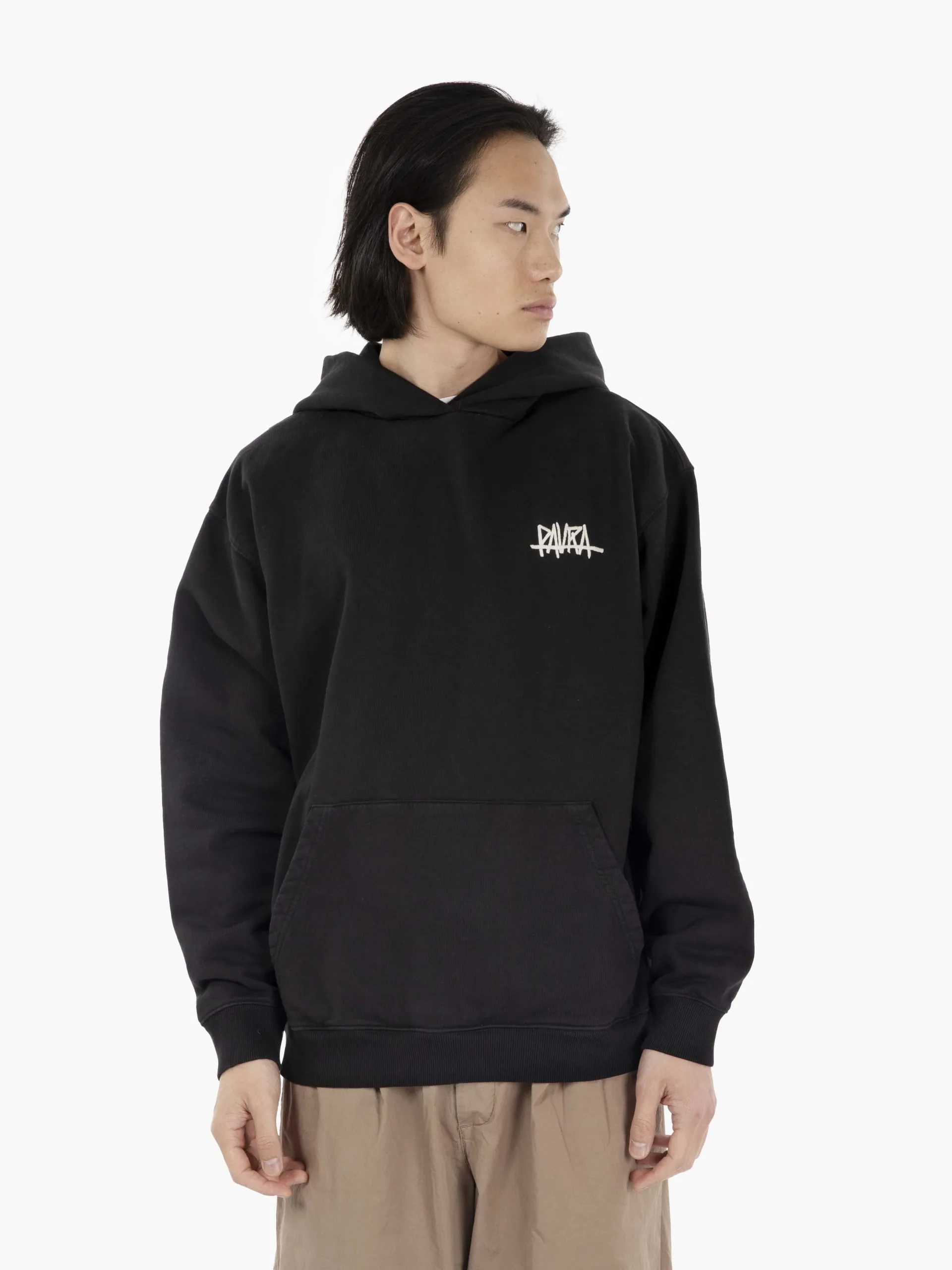 Santi hoodie tag lettering black
