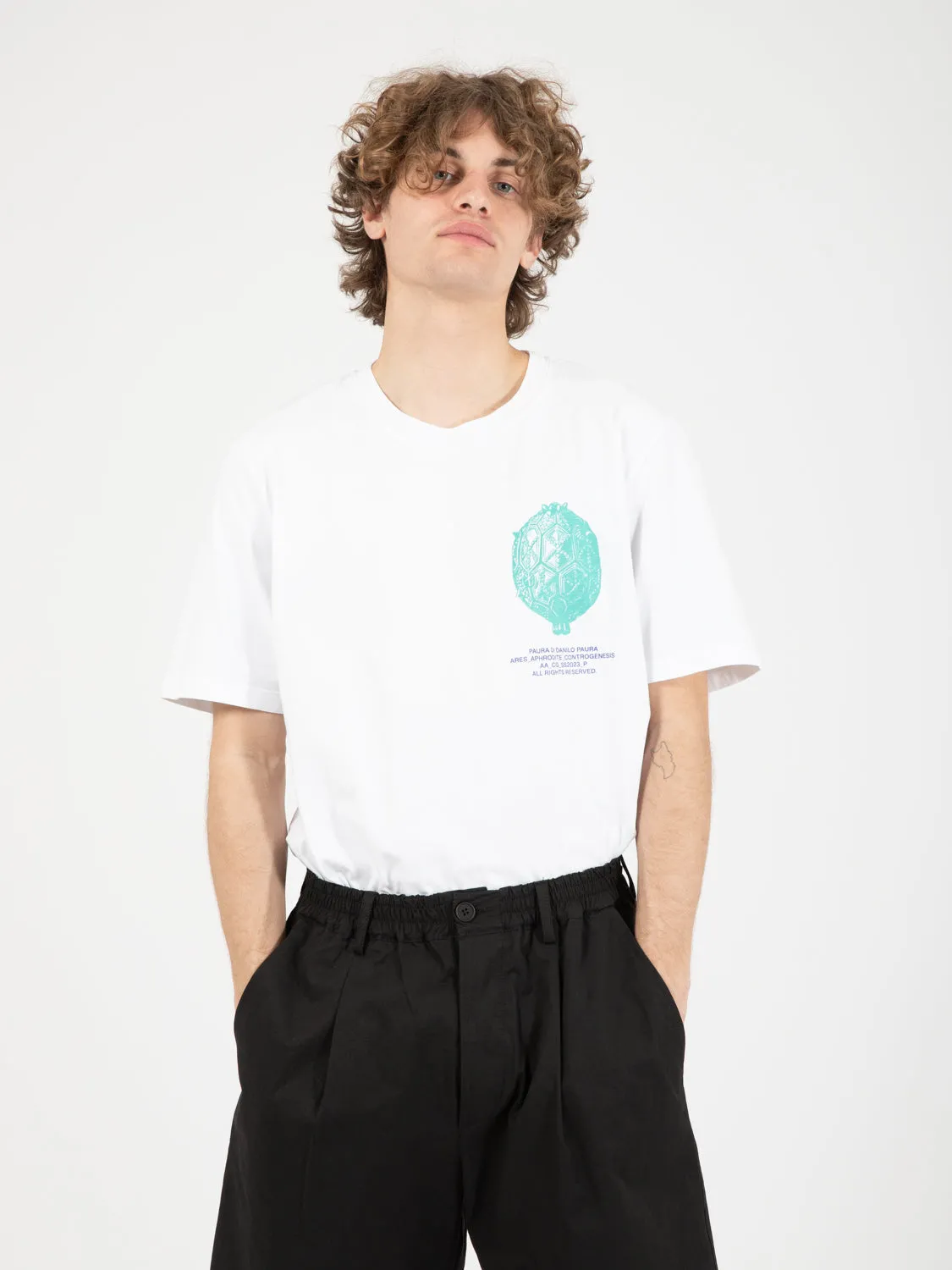 T-shirt basic fit precious white