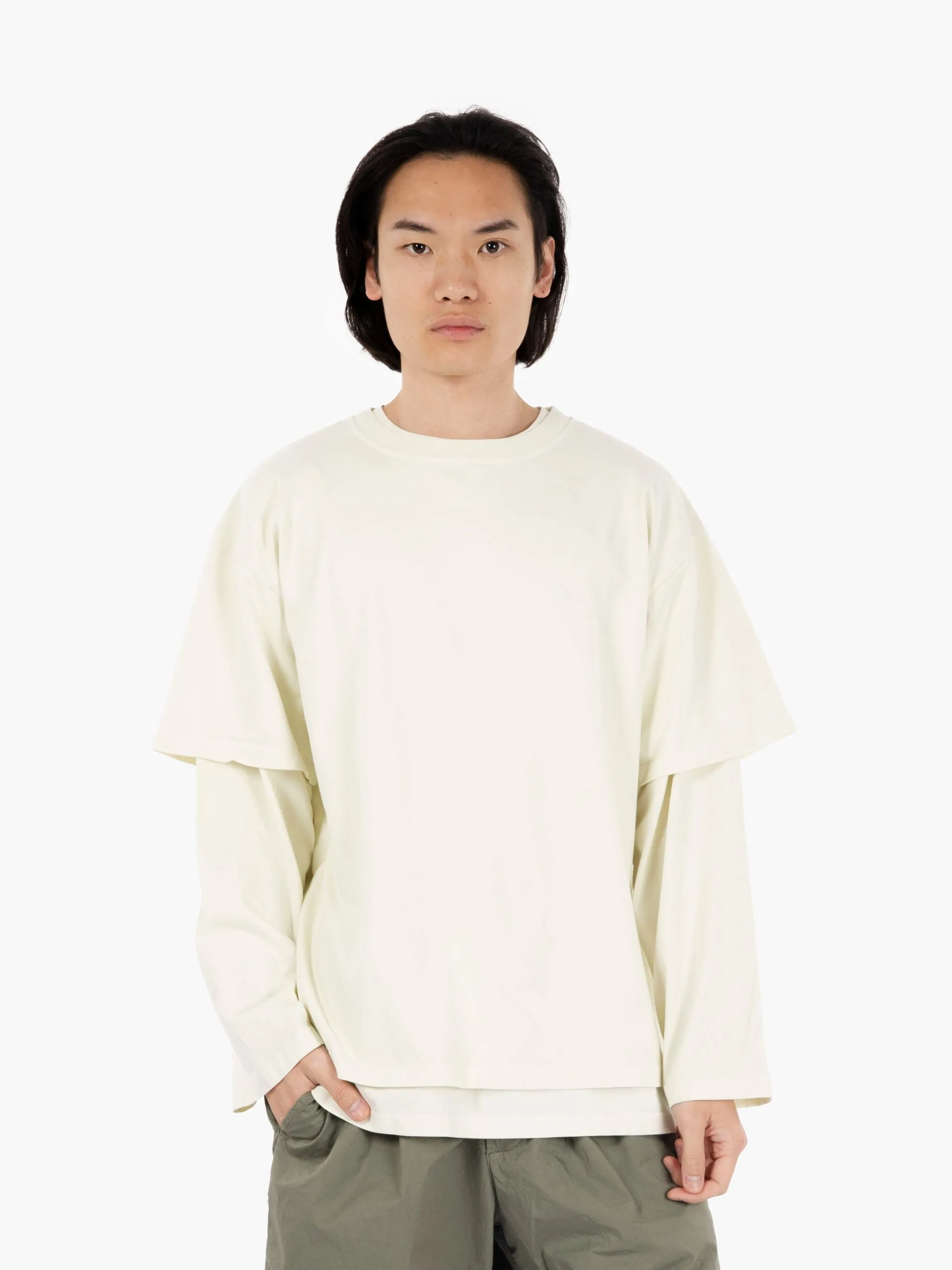 Zeno longsleeve double layer off white