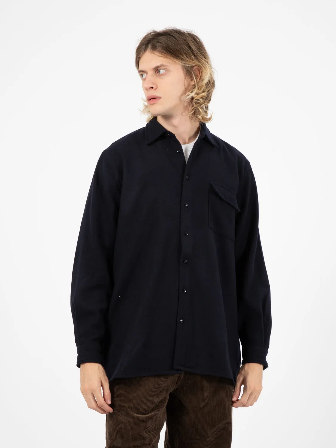 Zerin Oversized Shirt dark blue