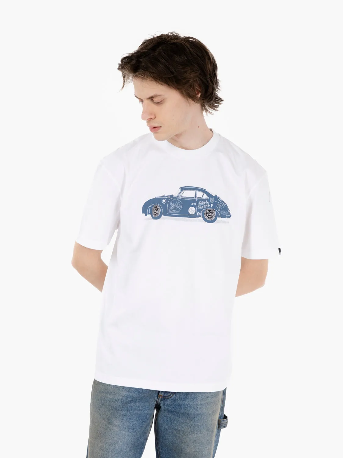 365 Porsche tee white
