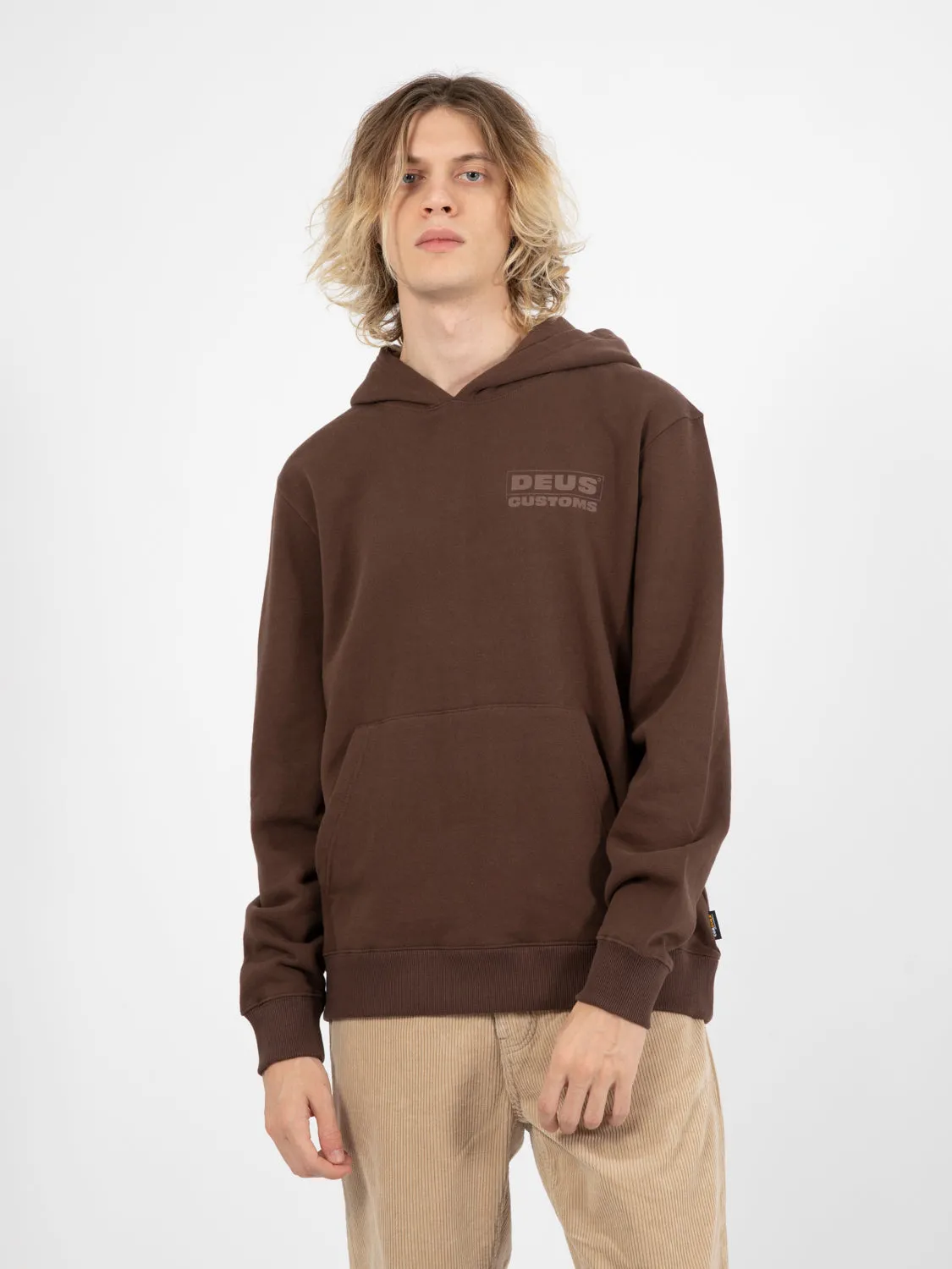 Barret Hoodie potting soil brown
