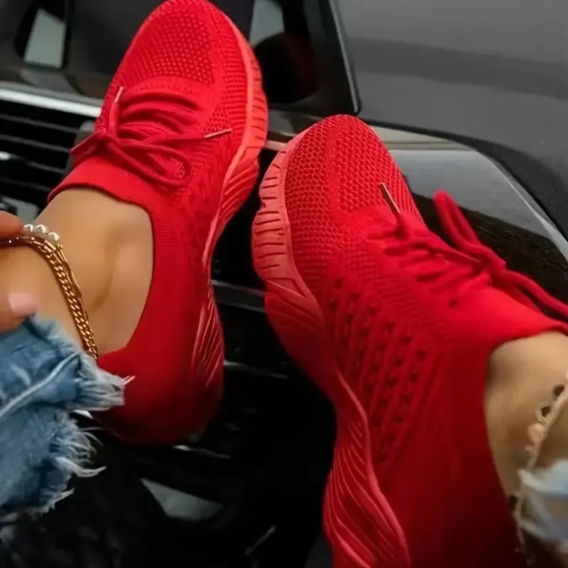 Suellen - Sneakers ortopediche in mesh da donna