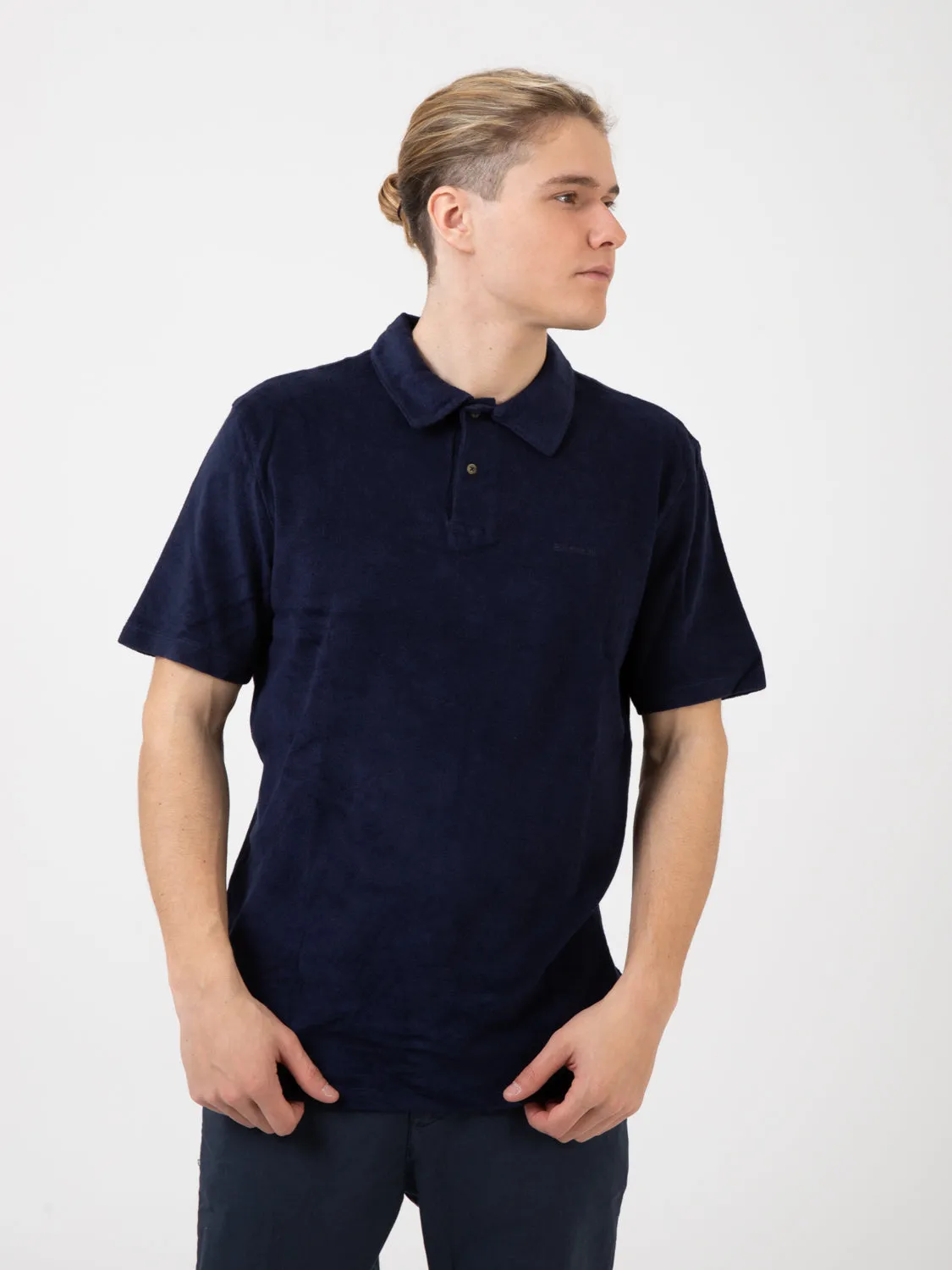 Polo Terry plain navy