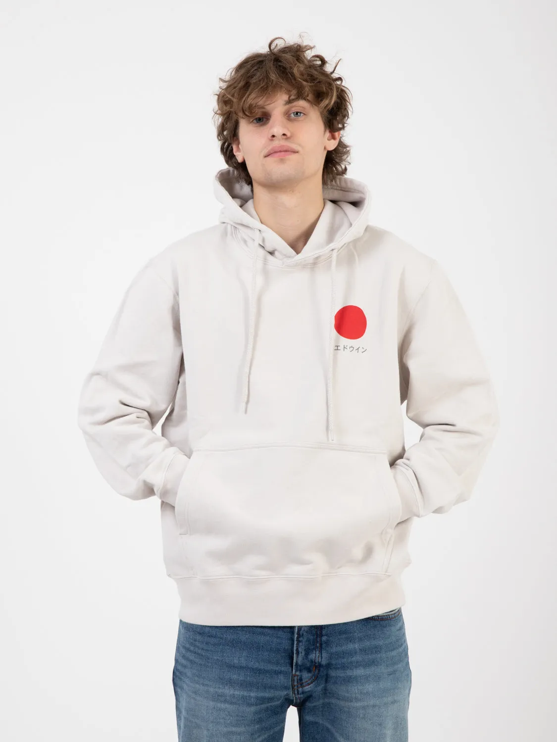 Felpa Japanese Sun Hoodie Sweat mist garment washed