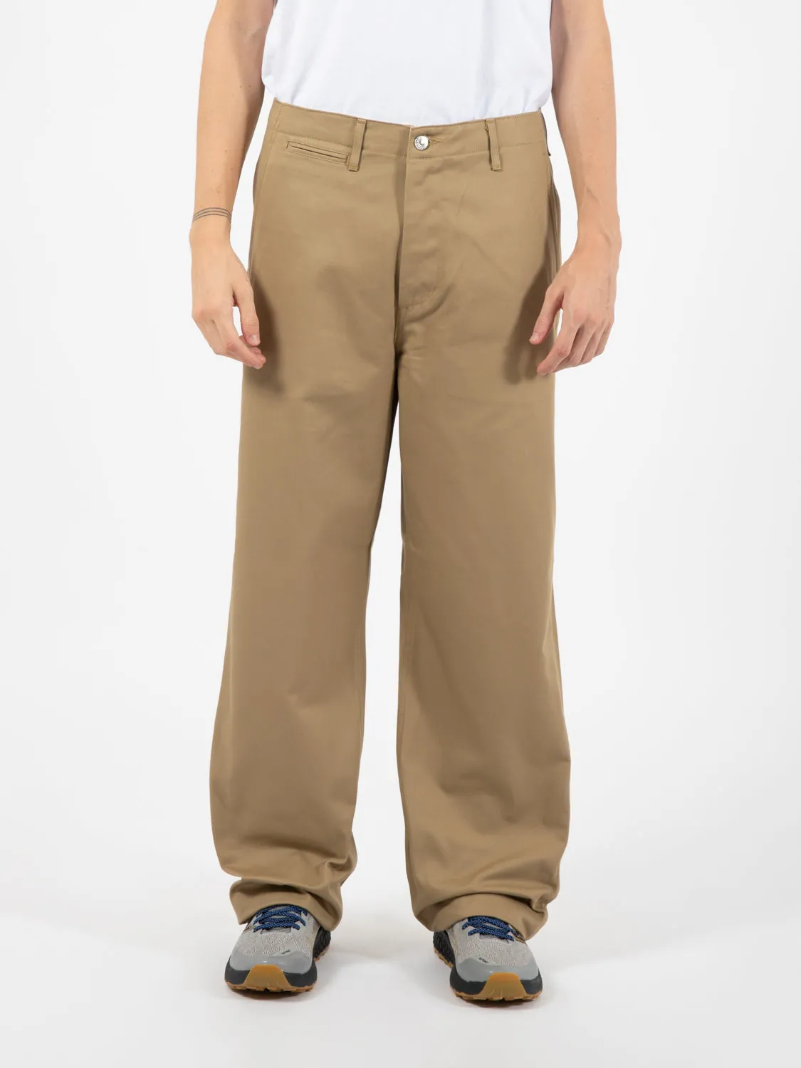 Wide trousers natural
