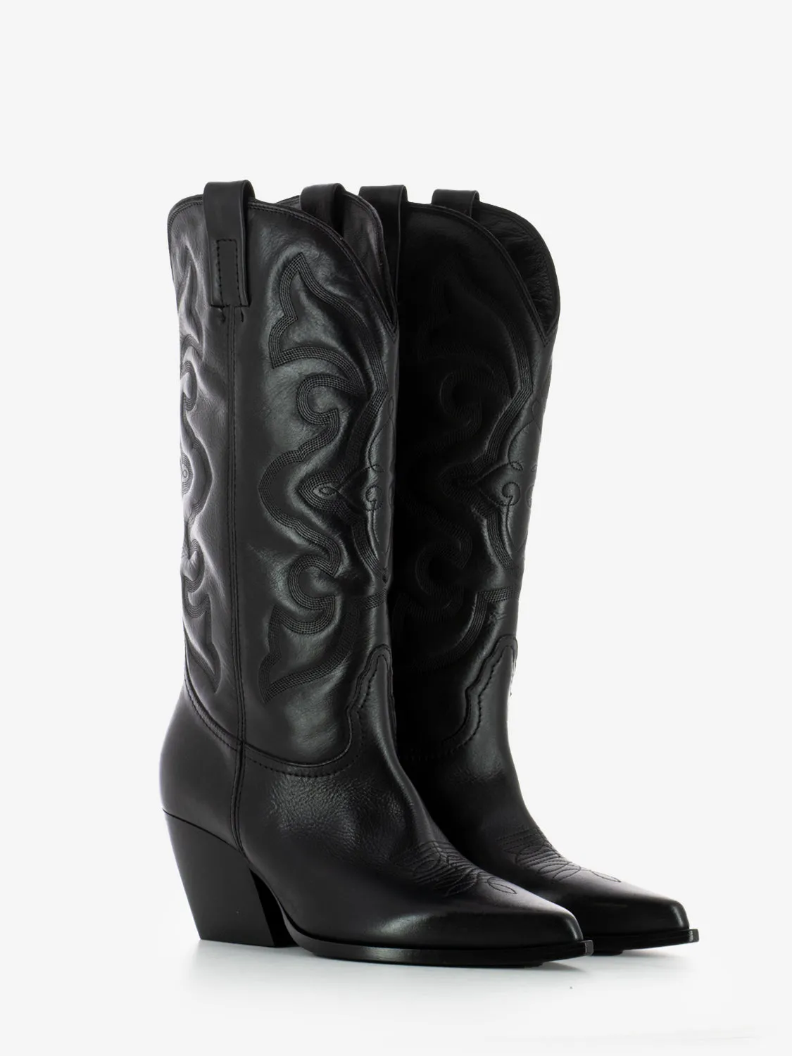 Stivali Blues texani sax neri