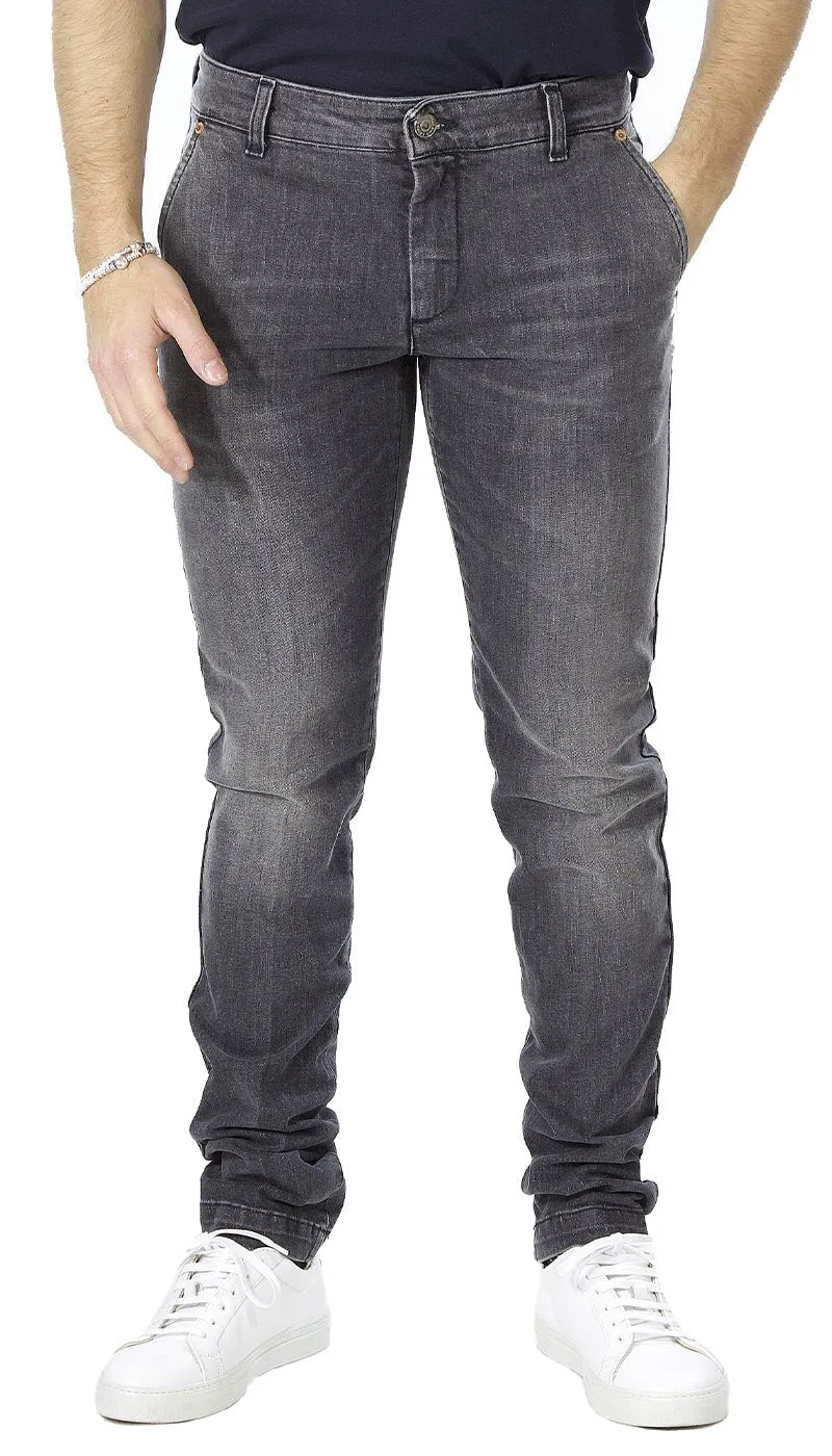 Entre Amis Jeans tasche america lavaggio grigio scuro. A228344/344L941