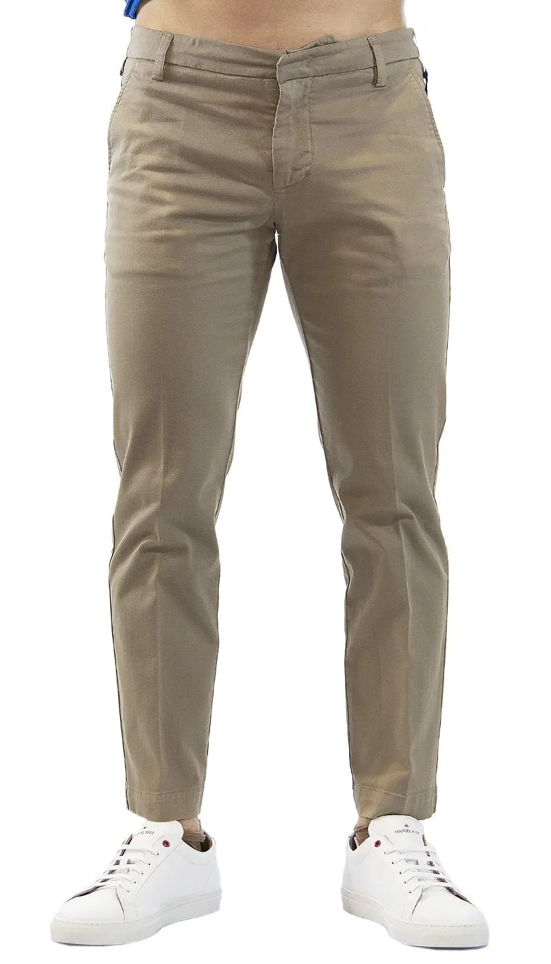 Entre Amis Pantalone in gabardine di cotone tasca america corto. P218188/292