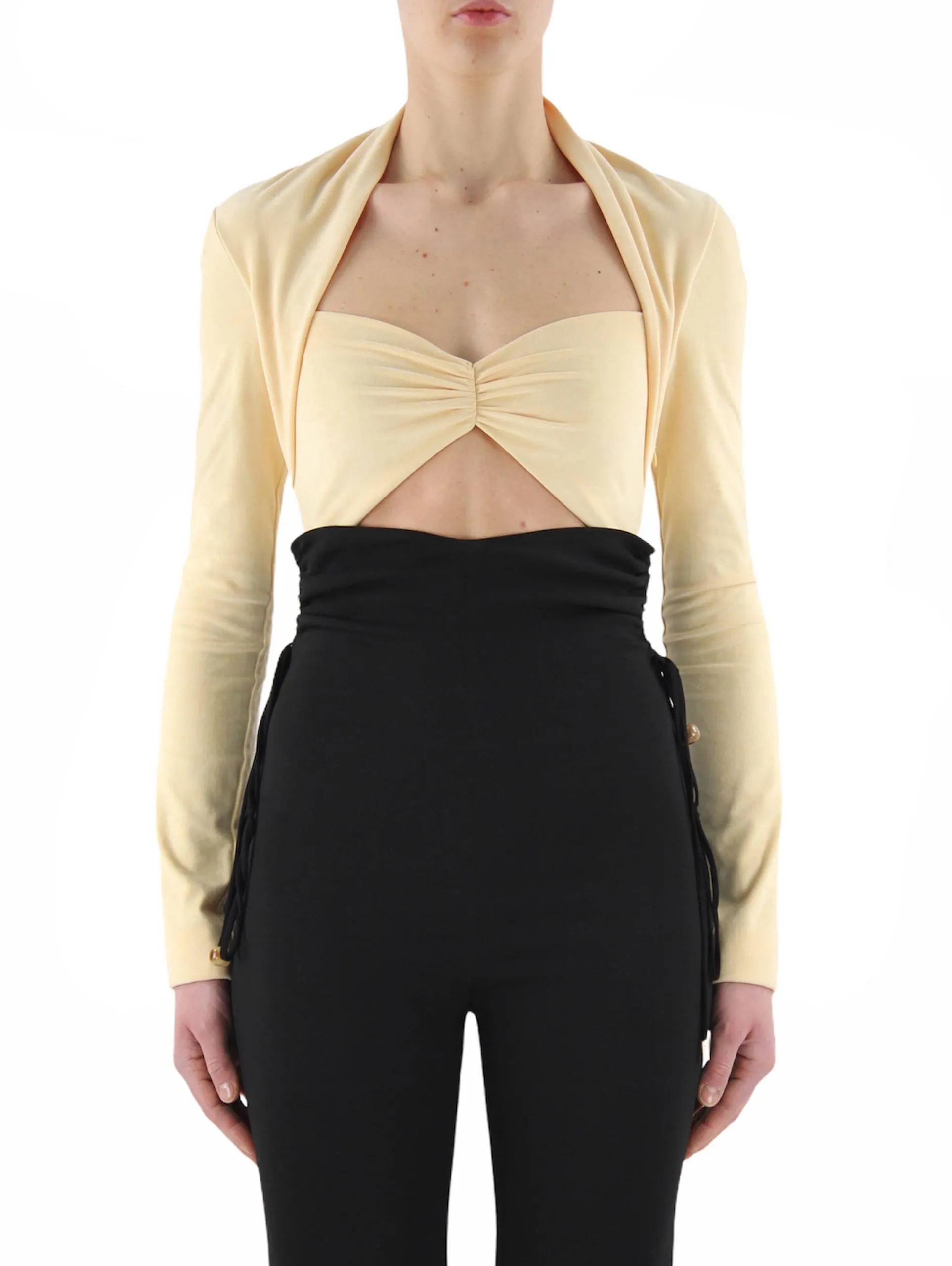 BODY HEIDI CUT-OUT IN VELLUTO