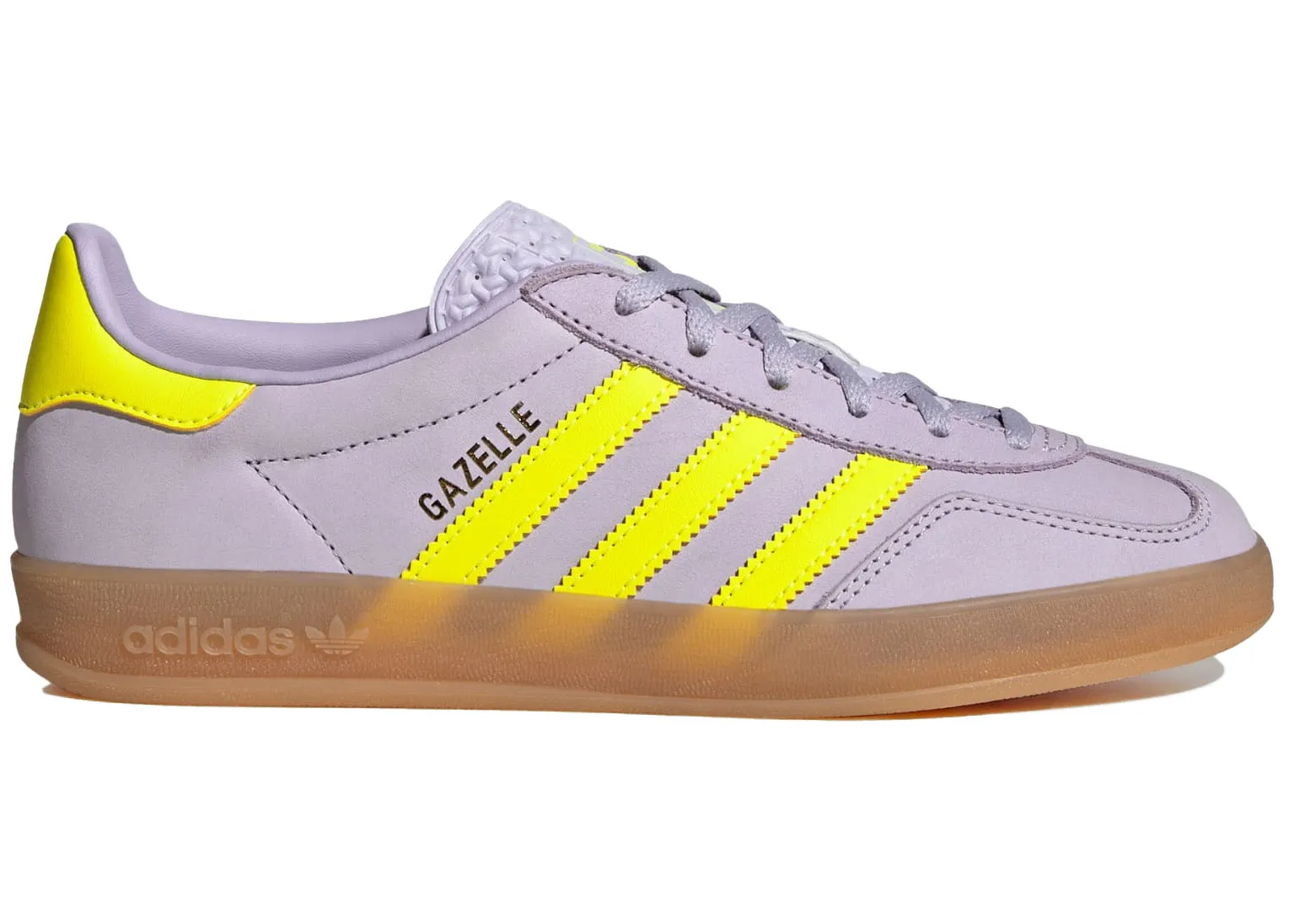 adidas gazelle indoor silver dawn solar yellow (women's)