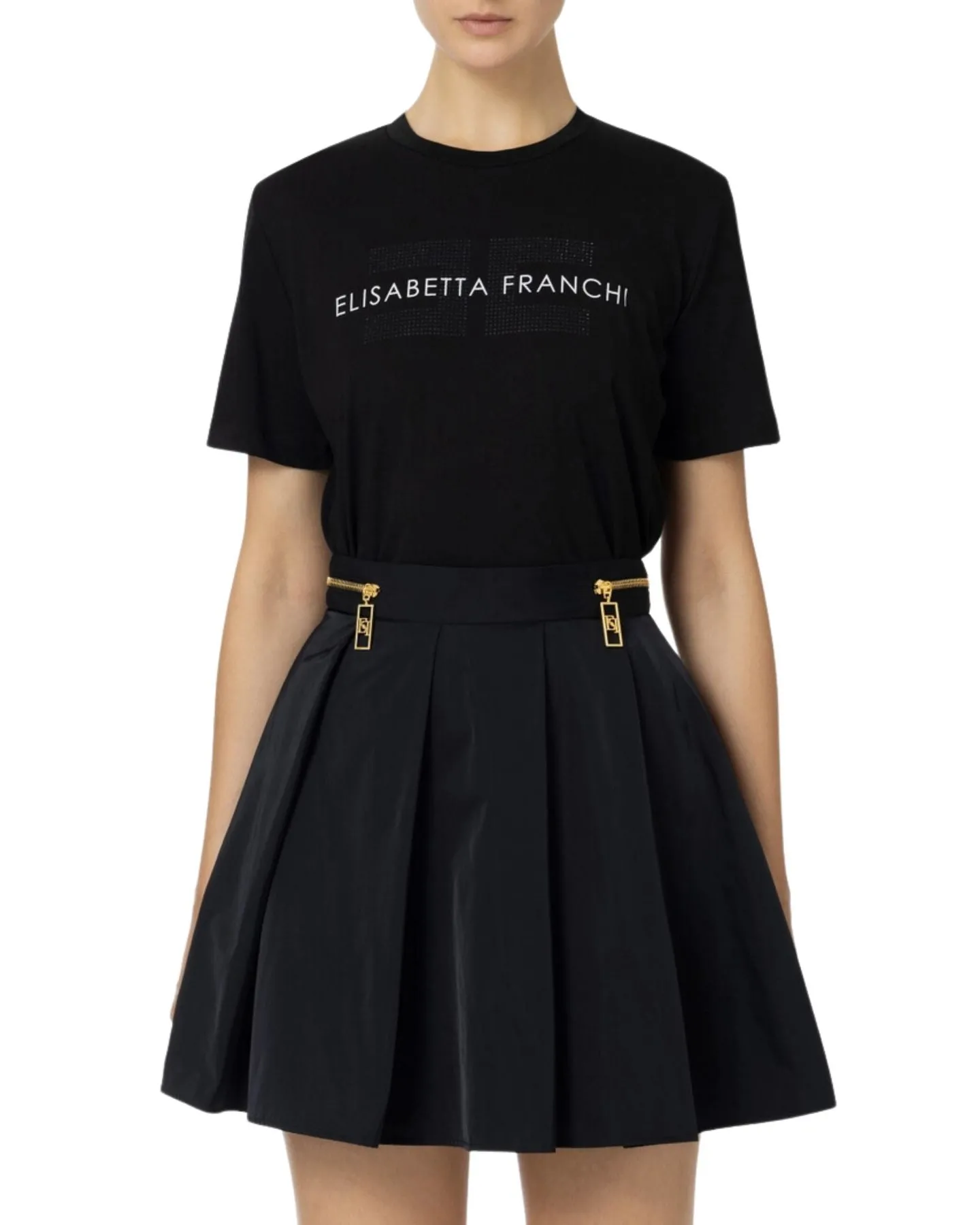 T-shirt Elisabetta Franchi in jersey con logo