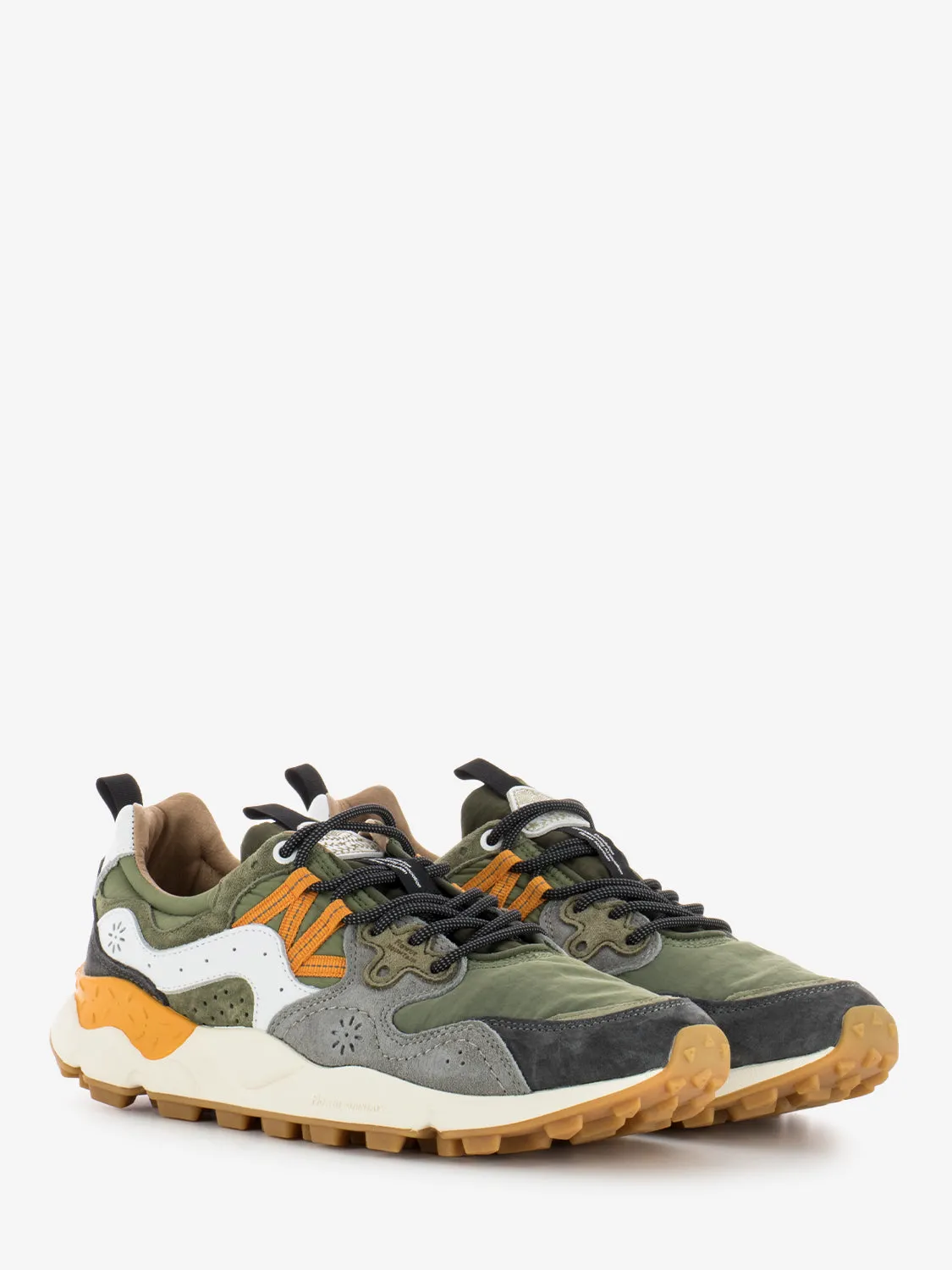 Yamano 3 M suede nylon anthracite / khaki