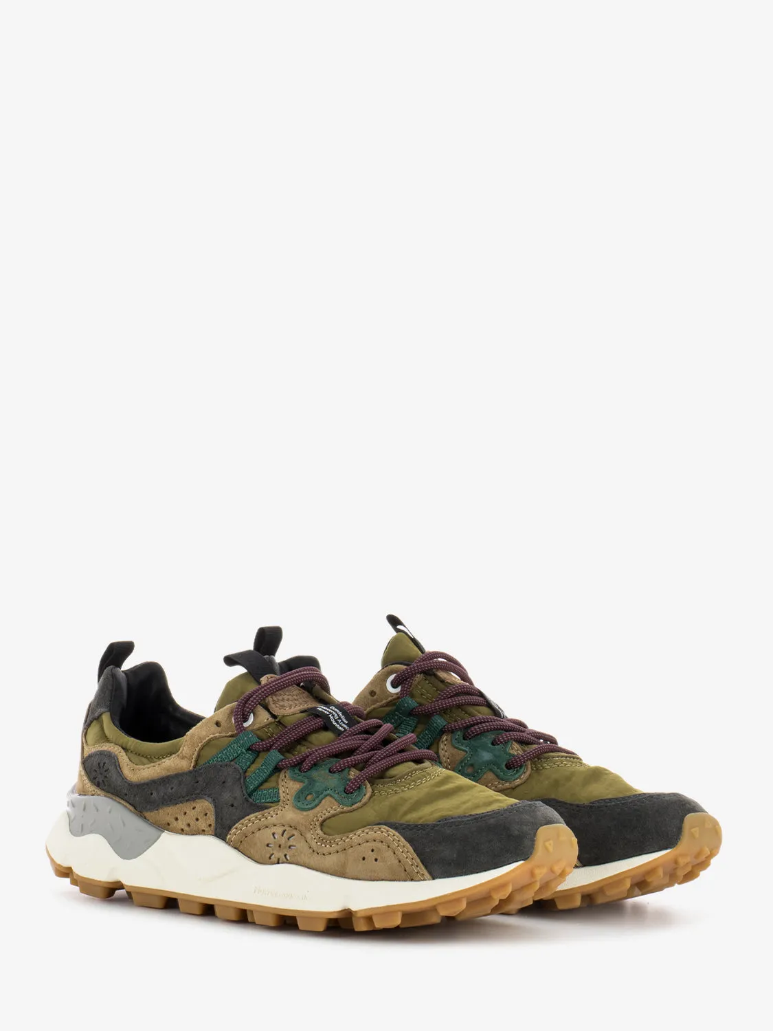 Yamano 3 Man suede nylon grey / olive