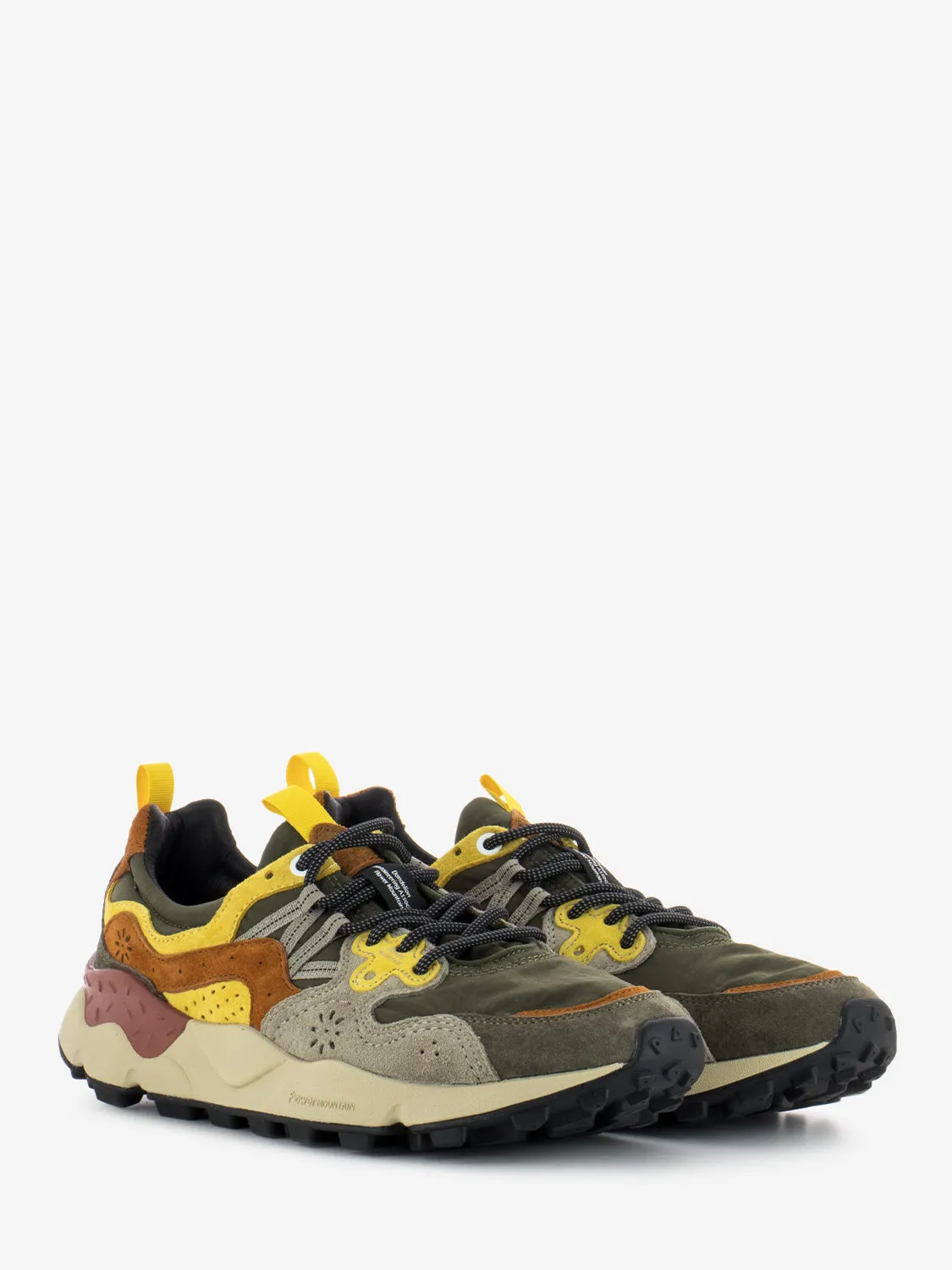 Yamano 3 Man suede nylon grey / yellow