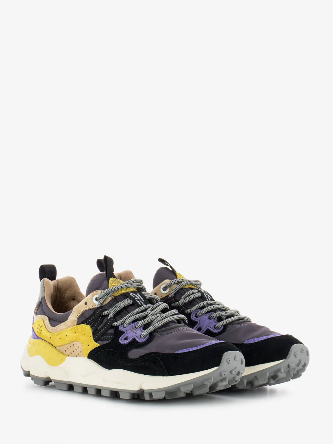 Yamano 3 Uni Suede Nylon grey / violet