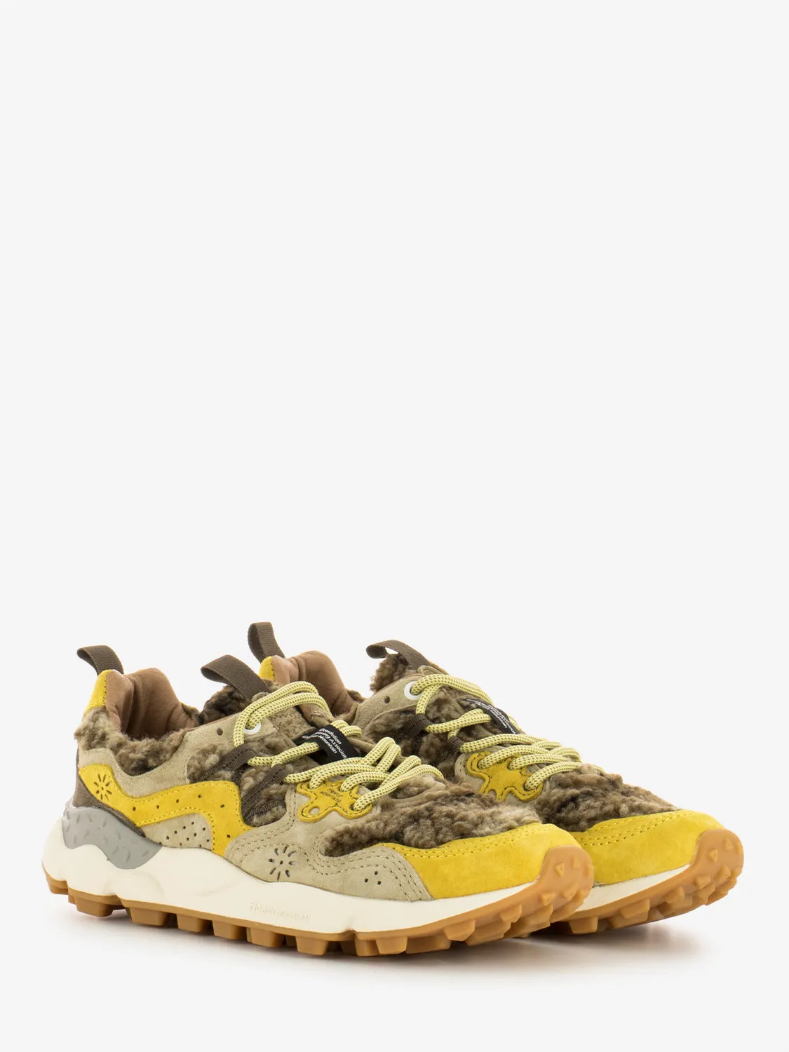 Yamano 3 Uni Suede Teddy Fabric yellow / beige