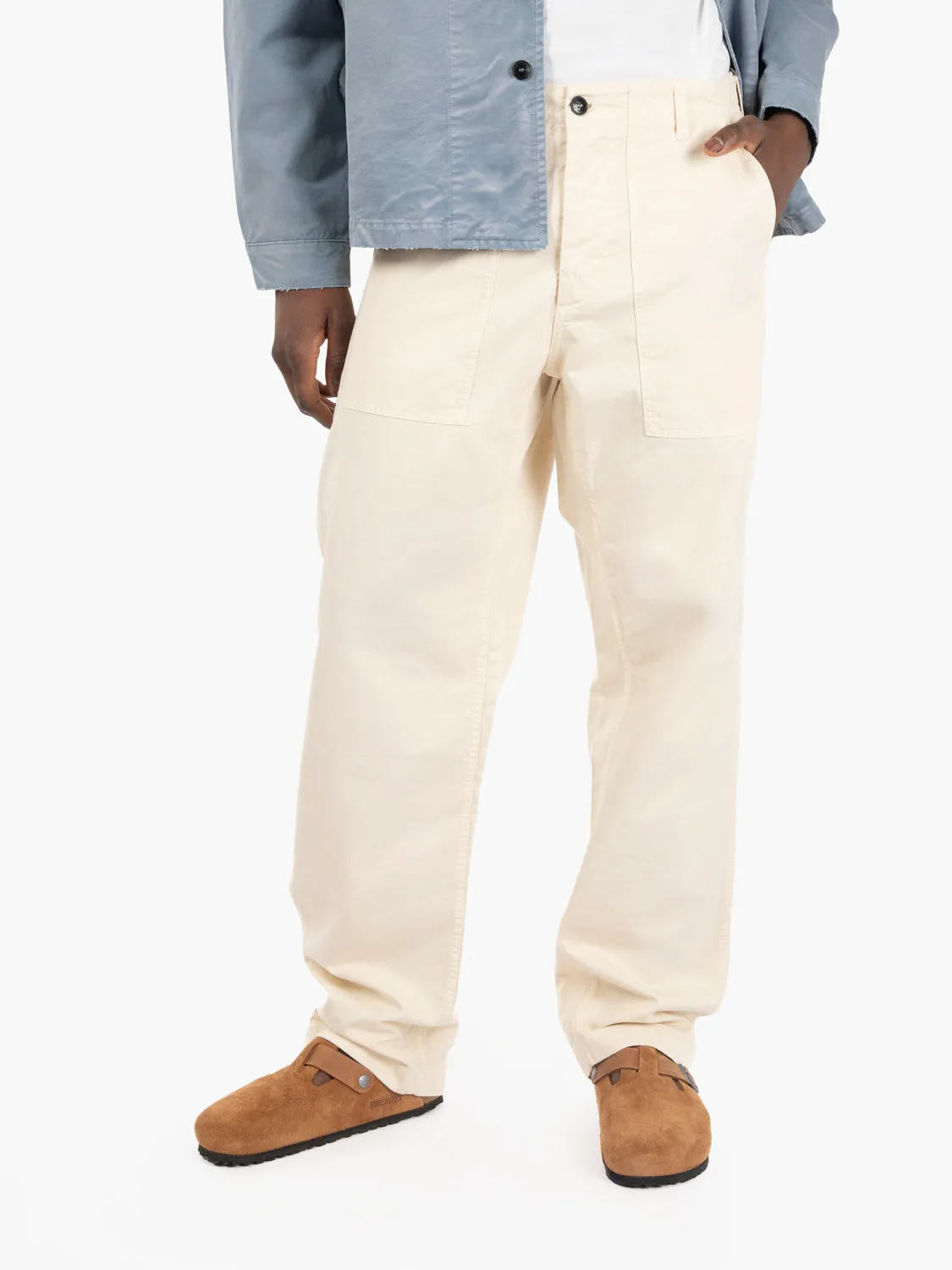 New Fatigue trousers white