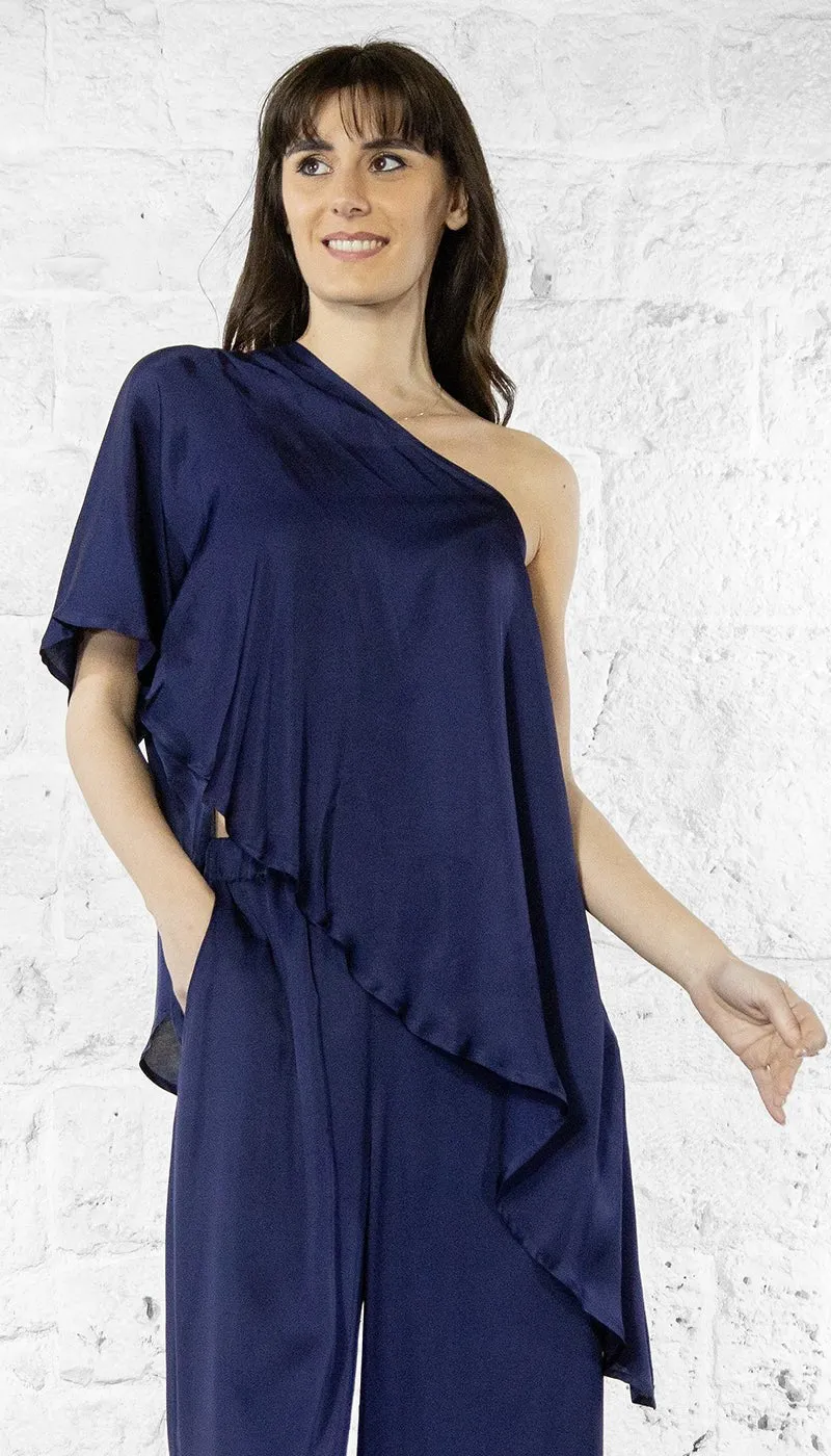 Gaudi Blusa monospalla asimmetrica 511FD45033