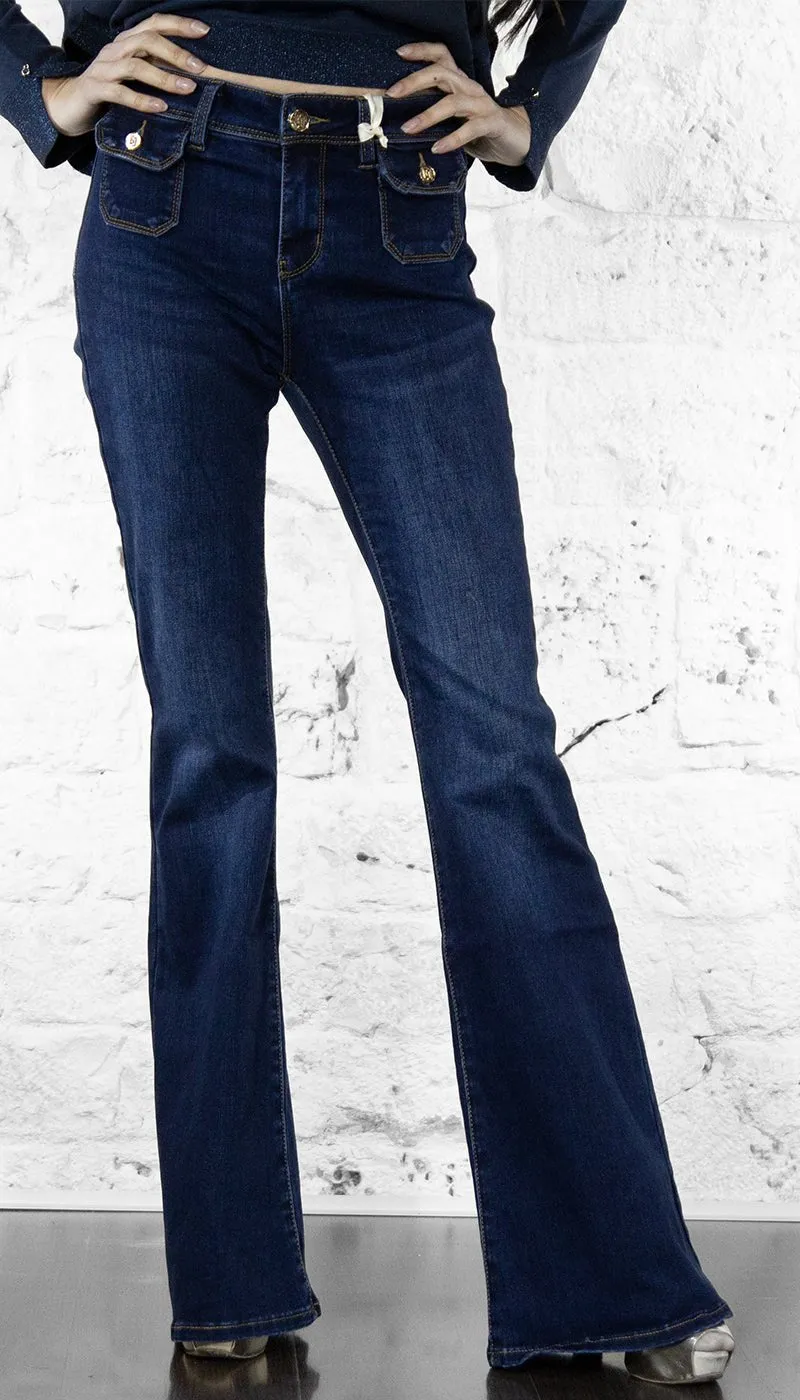 Gaudi Jeans da donna flare elasticizzati