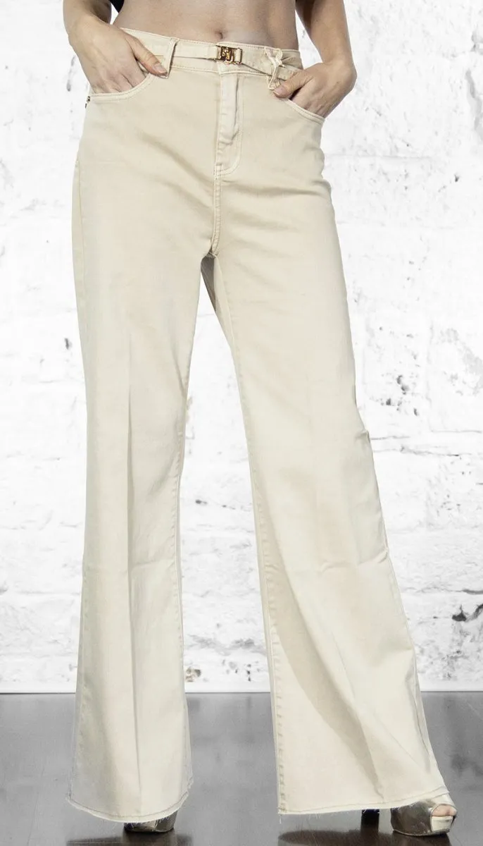 Gaudi Jeans Pantalone in cotone largo