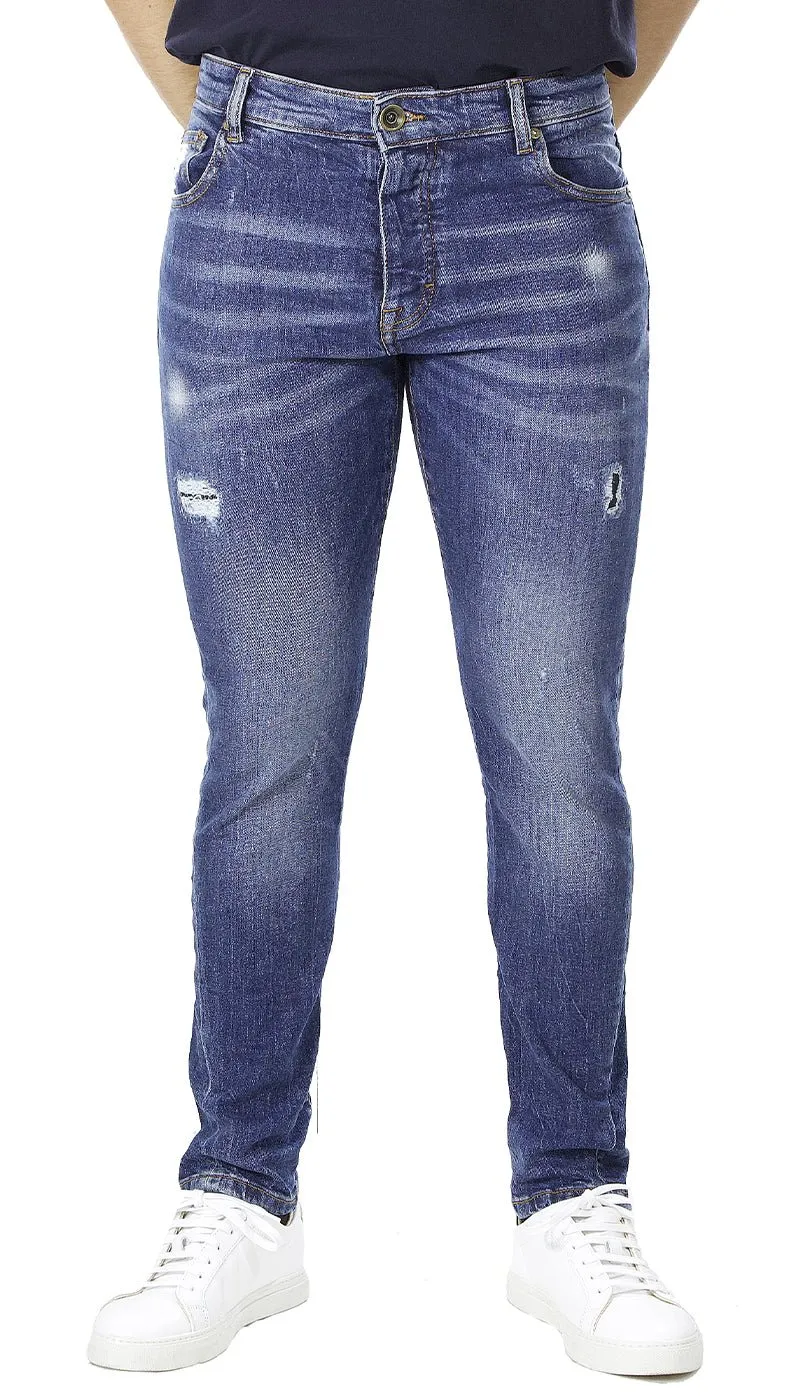 Gaudì Jeans uomo - Jeans con lavaggio effetto used. 121GU26036_00
