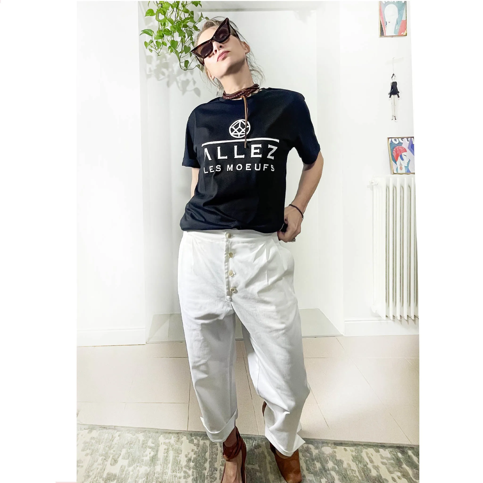 GHOST - Pantalone bianco