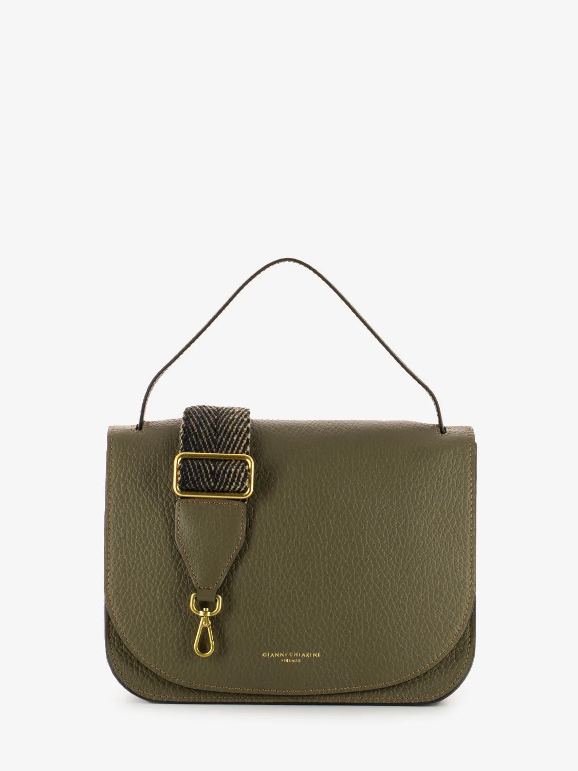 Borsa a mano Tara guam green / cognac
