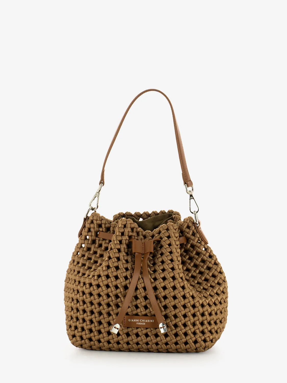 Borsa a spalla Fiore nature