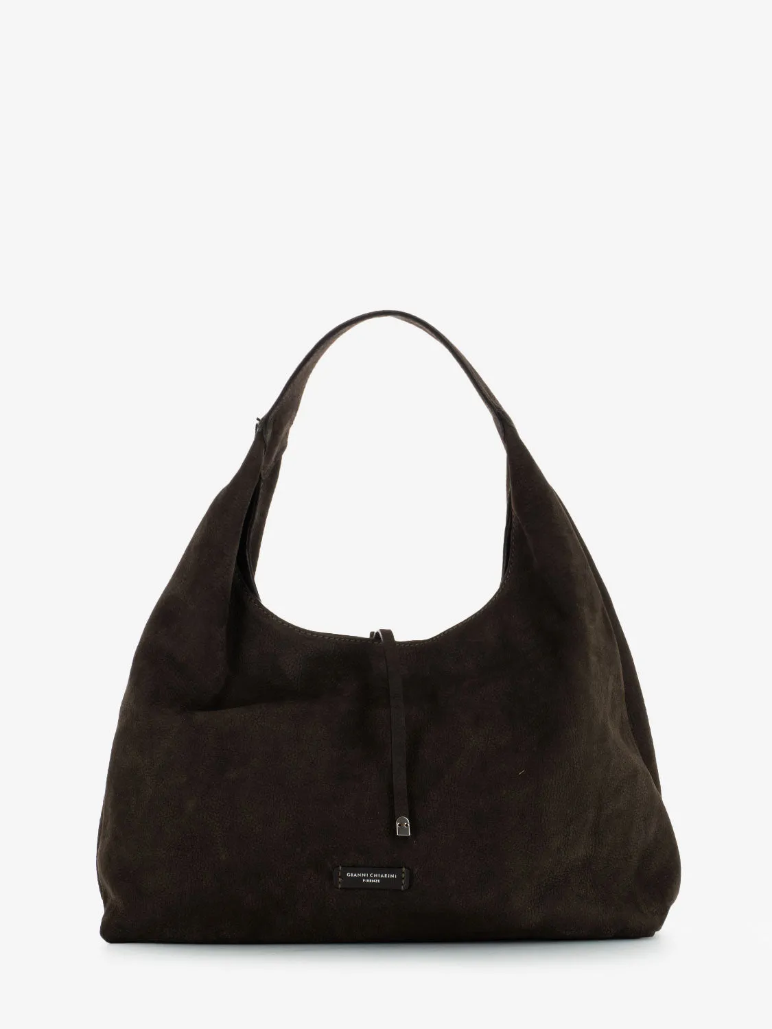 Borsa Angelica in pelle testa di moro