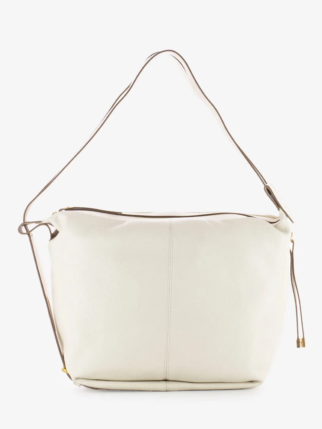 Zaino in pelle Guia convertibile marble bianco