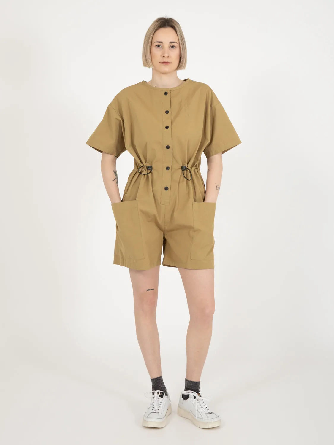 Expedition suit crispy popeline antelope