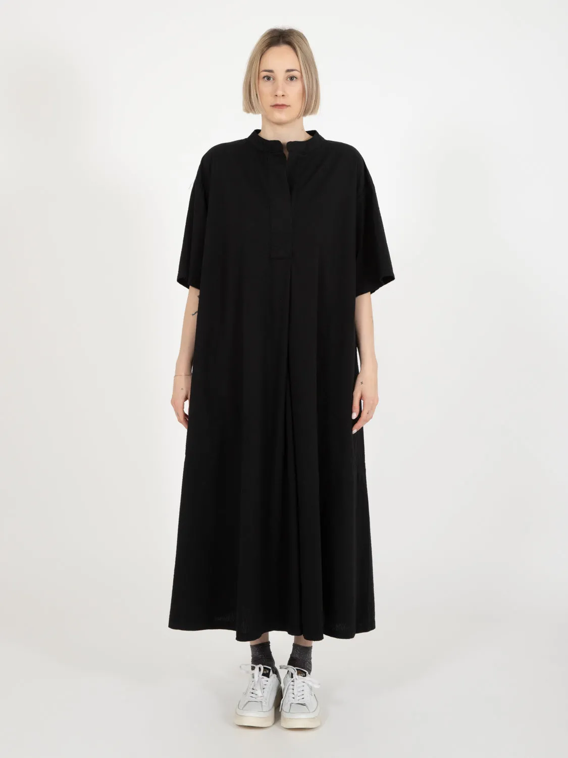 Gardian dress seersucker black