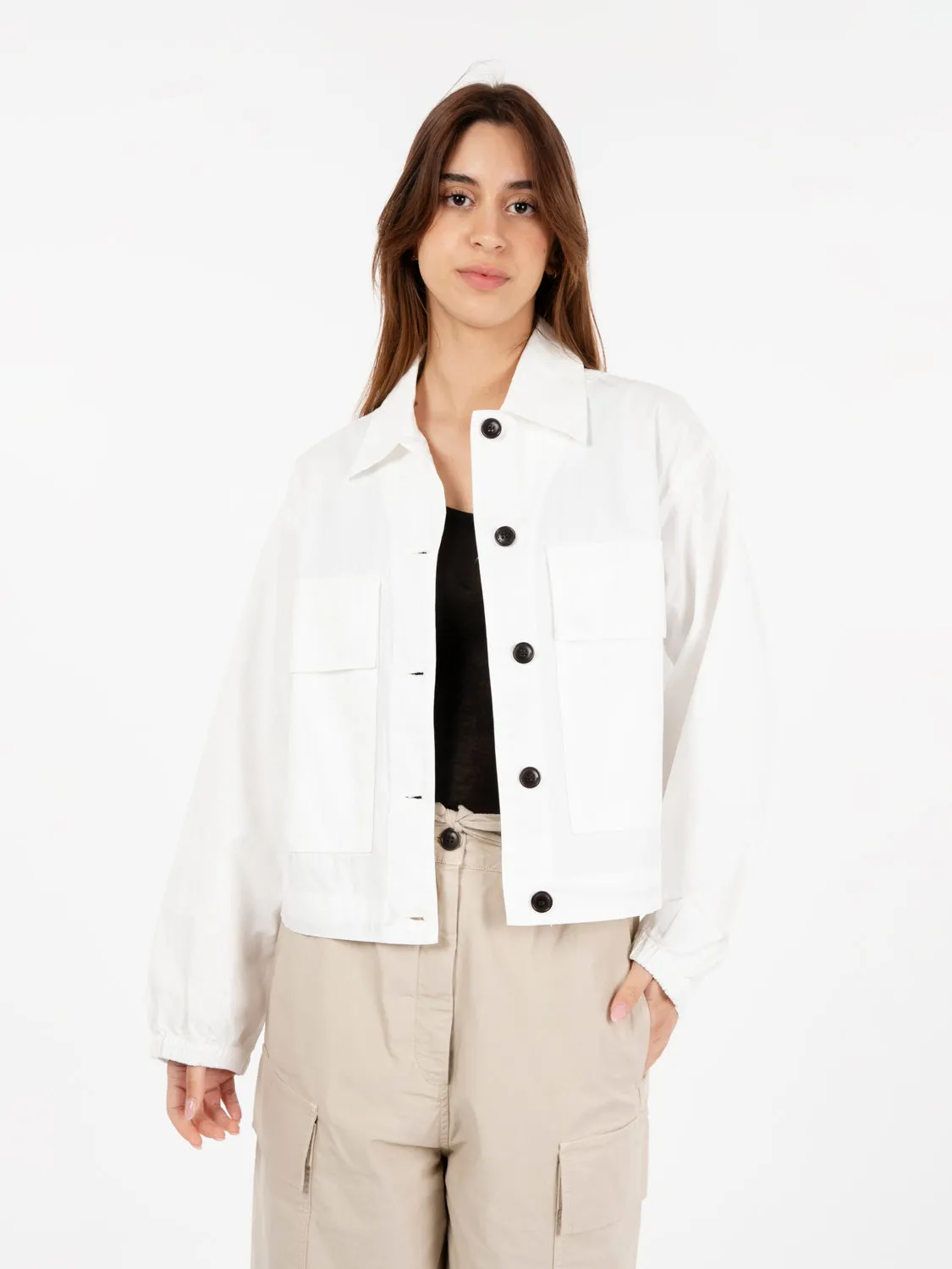 Worker overshirt ripstop milk