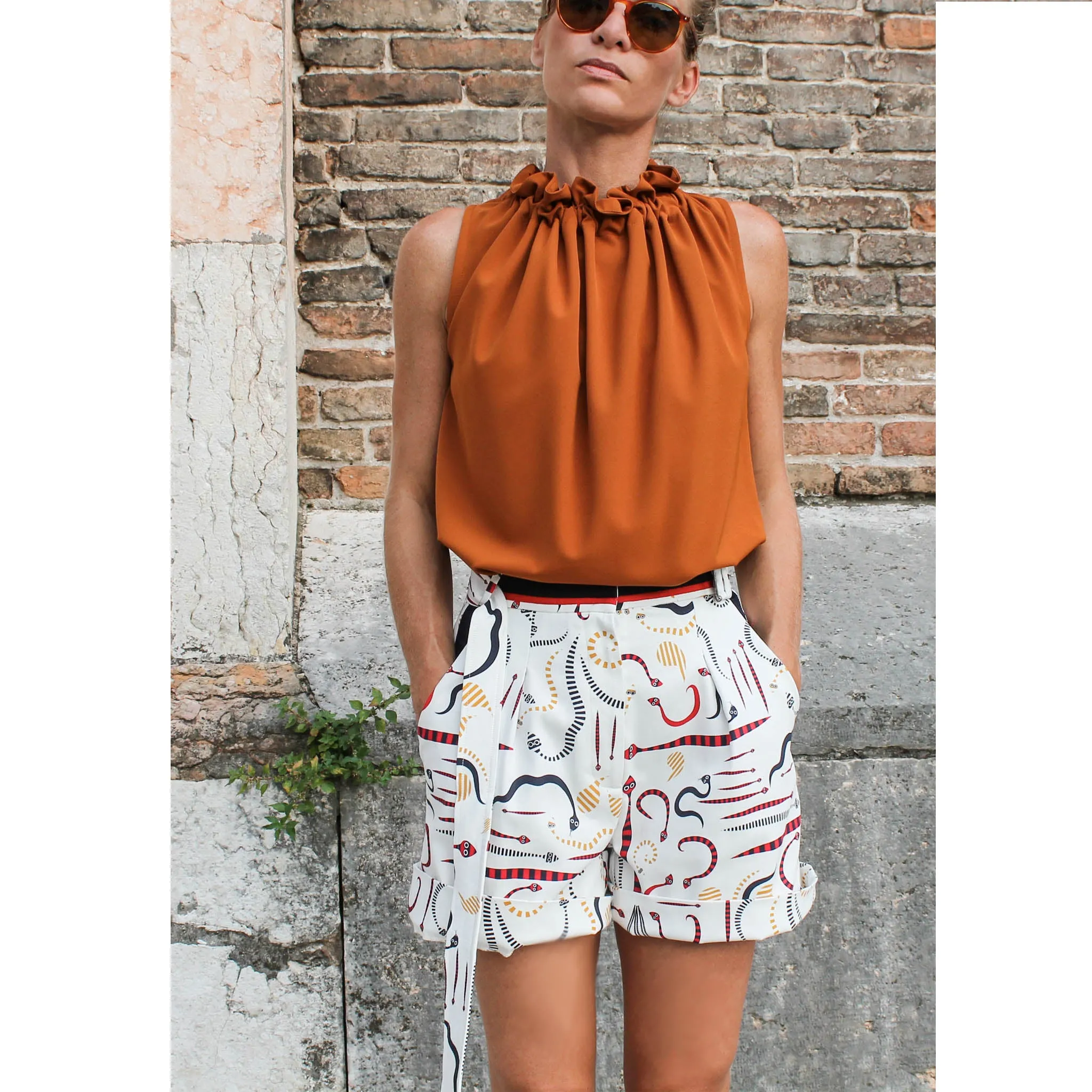 GRAHM NEW snake- SHORTS