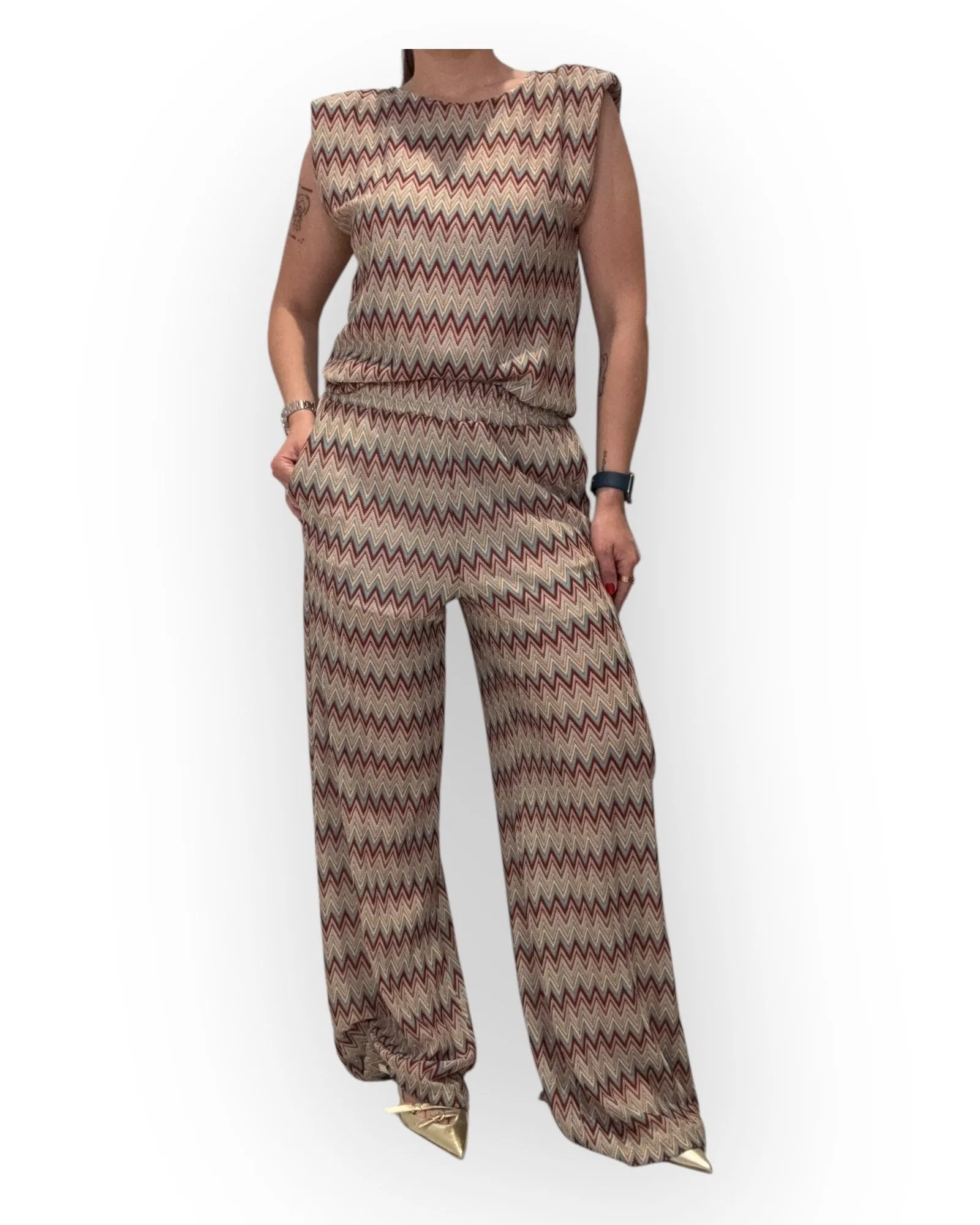 TD1228 - PANTALONE - Tensione in